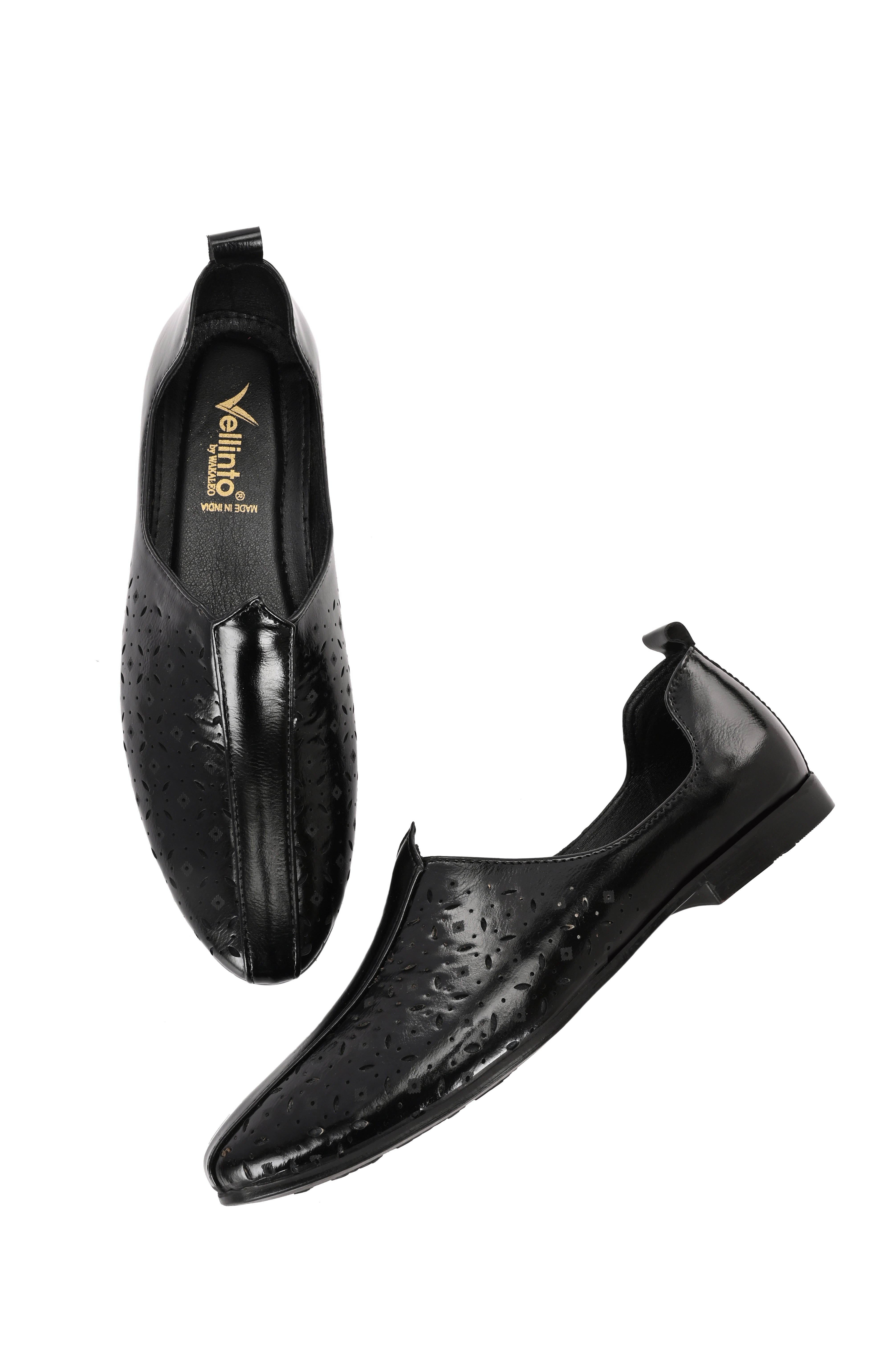 Vellinto Vellinto JASHN Cool Rajasthani Jutis Mojaris Nagra For Men Stylish Shoes Party Wear For Men