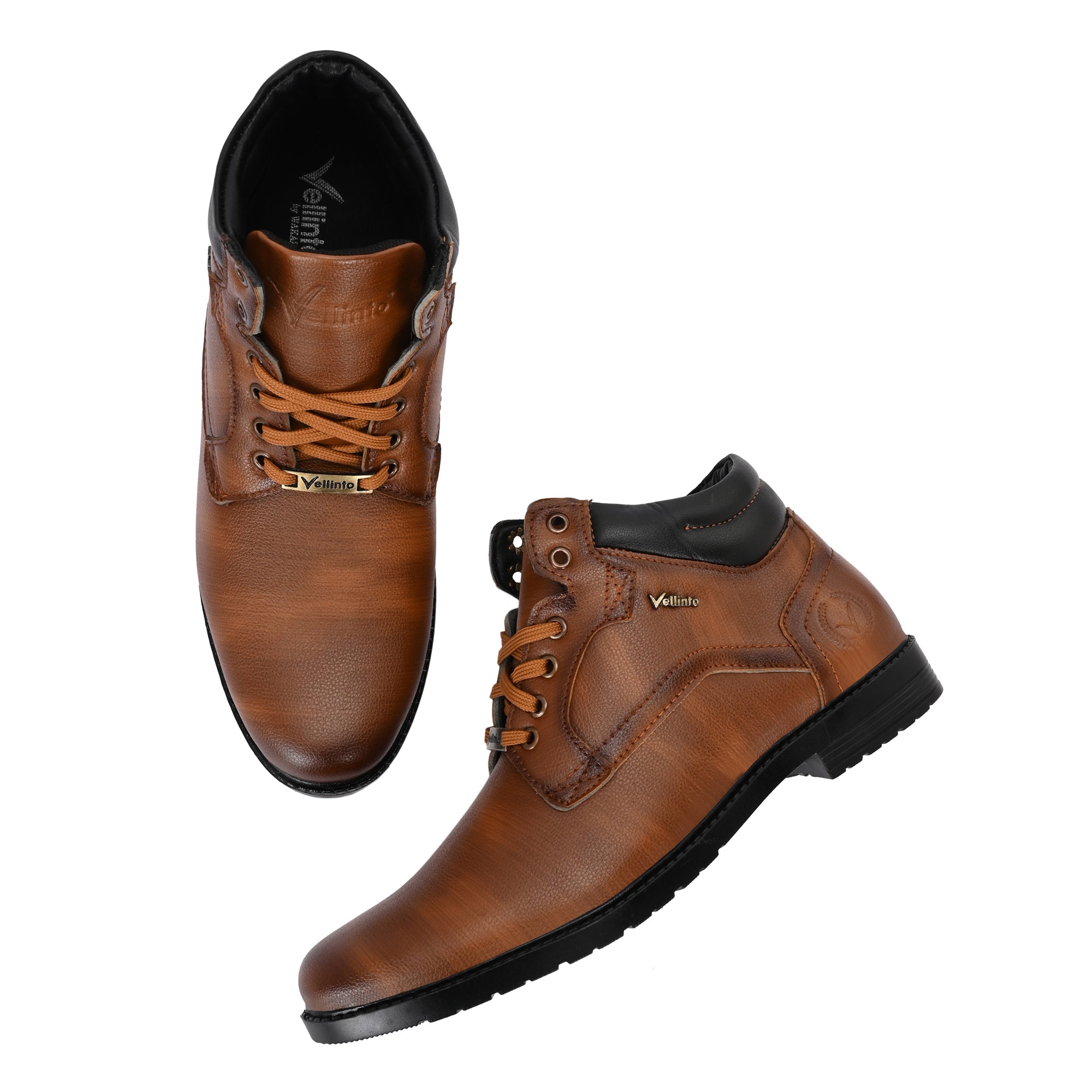 Vellinto MILET Casual Boots For Men ll Synthetic Leather Boots Casuals For Men Boots For Men