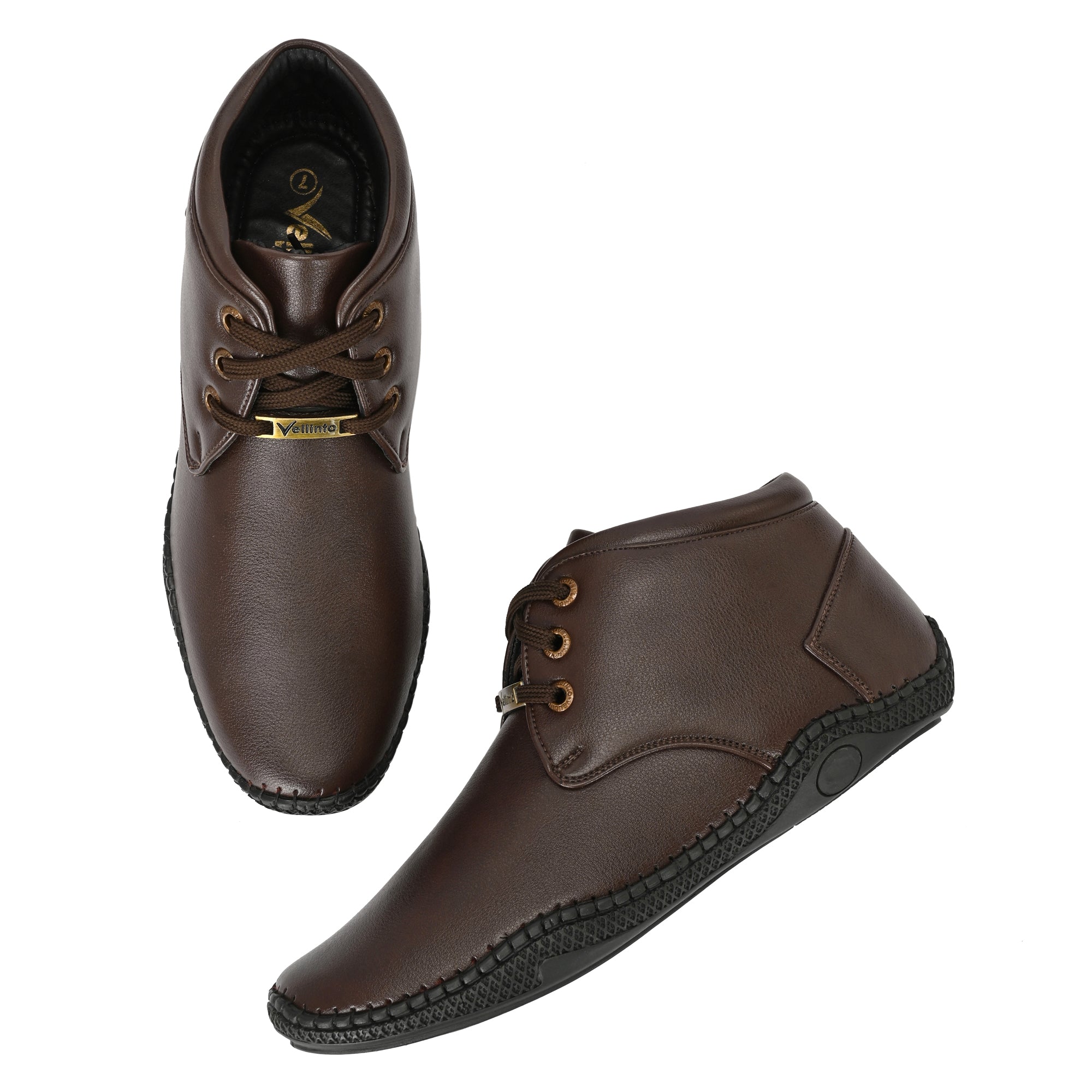 Vellinto FLEXOR Casual Mid-Ankle Synthetic leather Stylish and trendy Boots Boots For Men