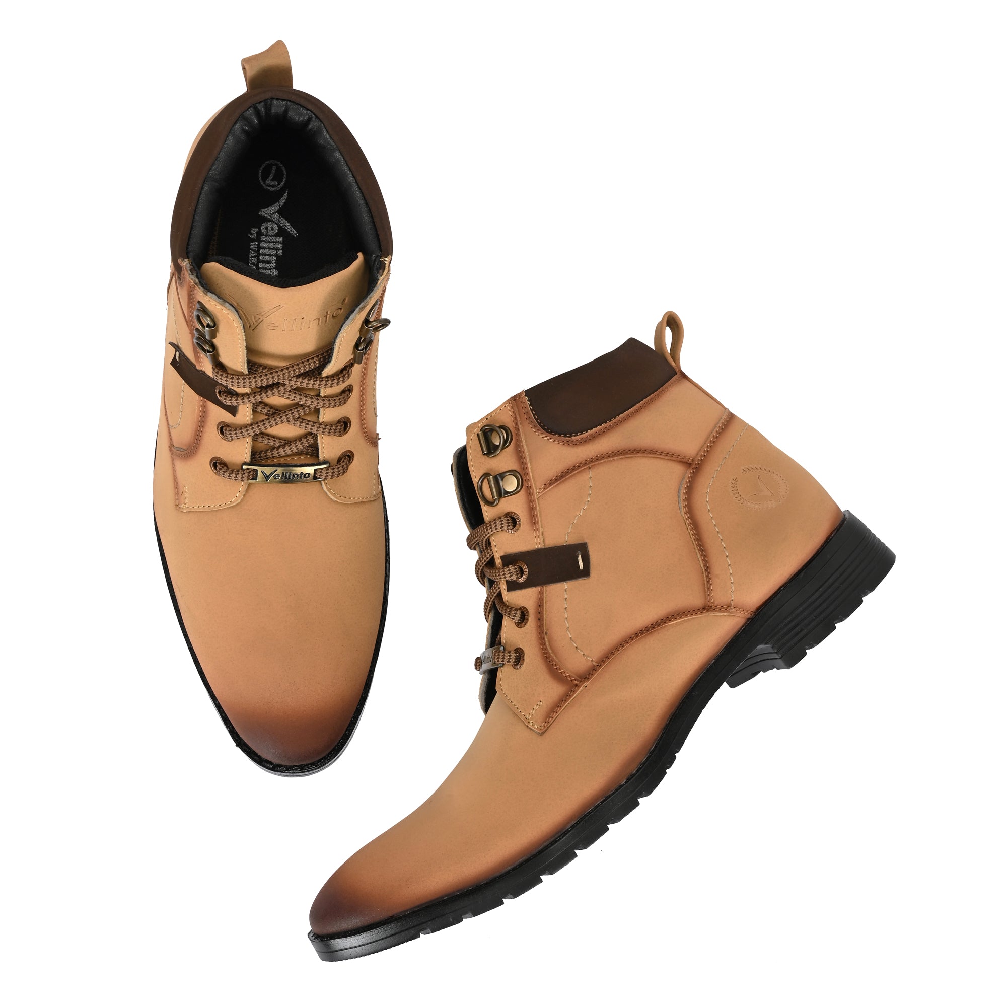 Vellinto ROADBURNER Stylish Synthetic Leather Boots For Men