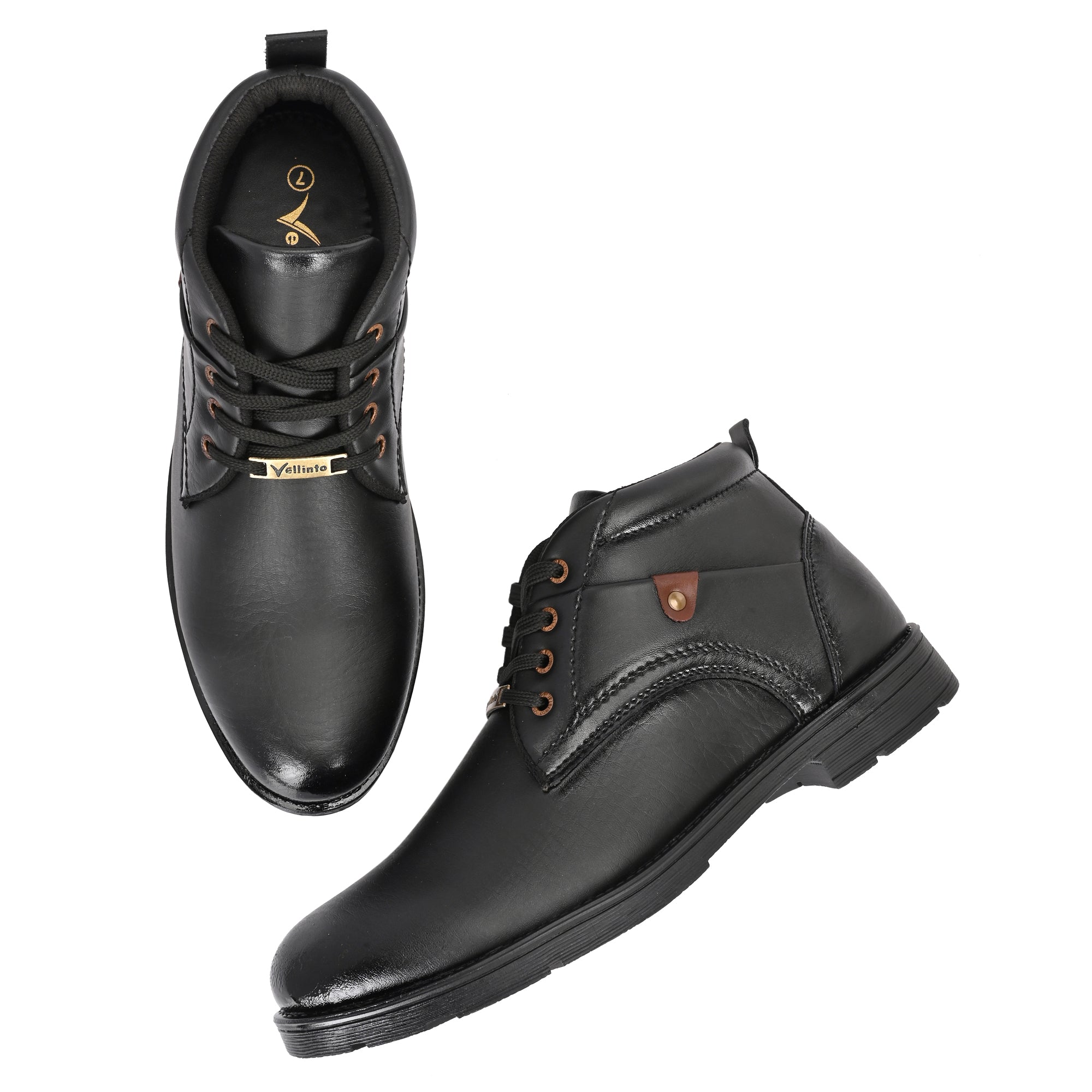 Stylish, Trendy Mid-Ankle Boots ll Daily Use Casual Lace Up Shoe Boots For Men