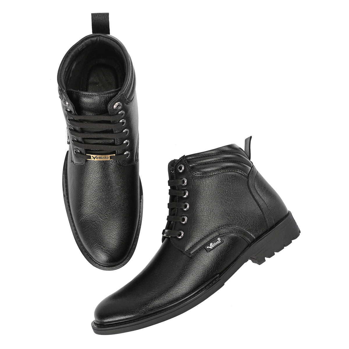 Vellinto Vellinto TIMBER Casual Boots For Men ll Synthetic Leather Boots Casuals For Men Boots For Men