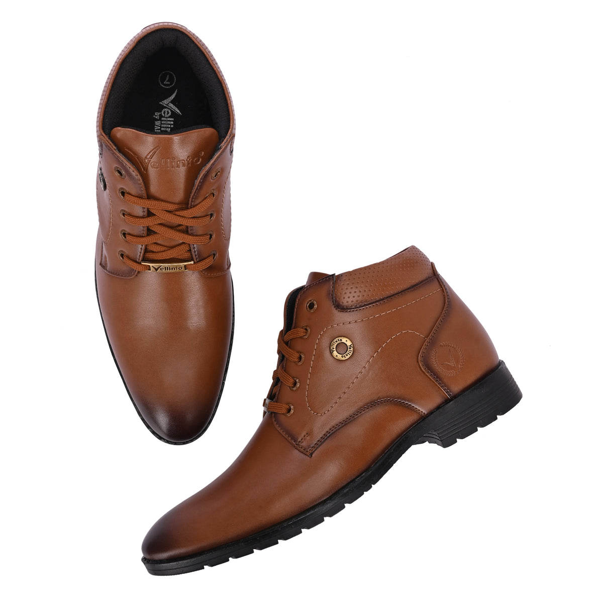 Vellinto OAKWOOD Casual Boots For Men ll Synthetic Leather Formal Boots For Men Boots For Men