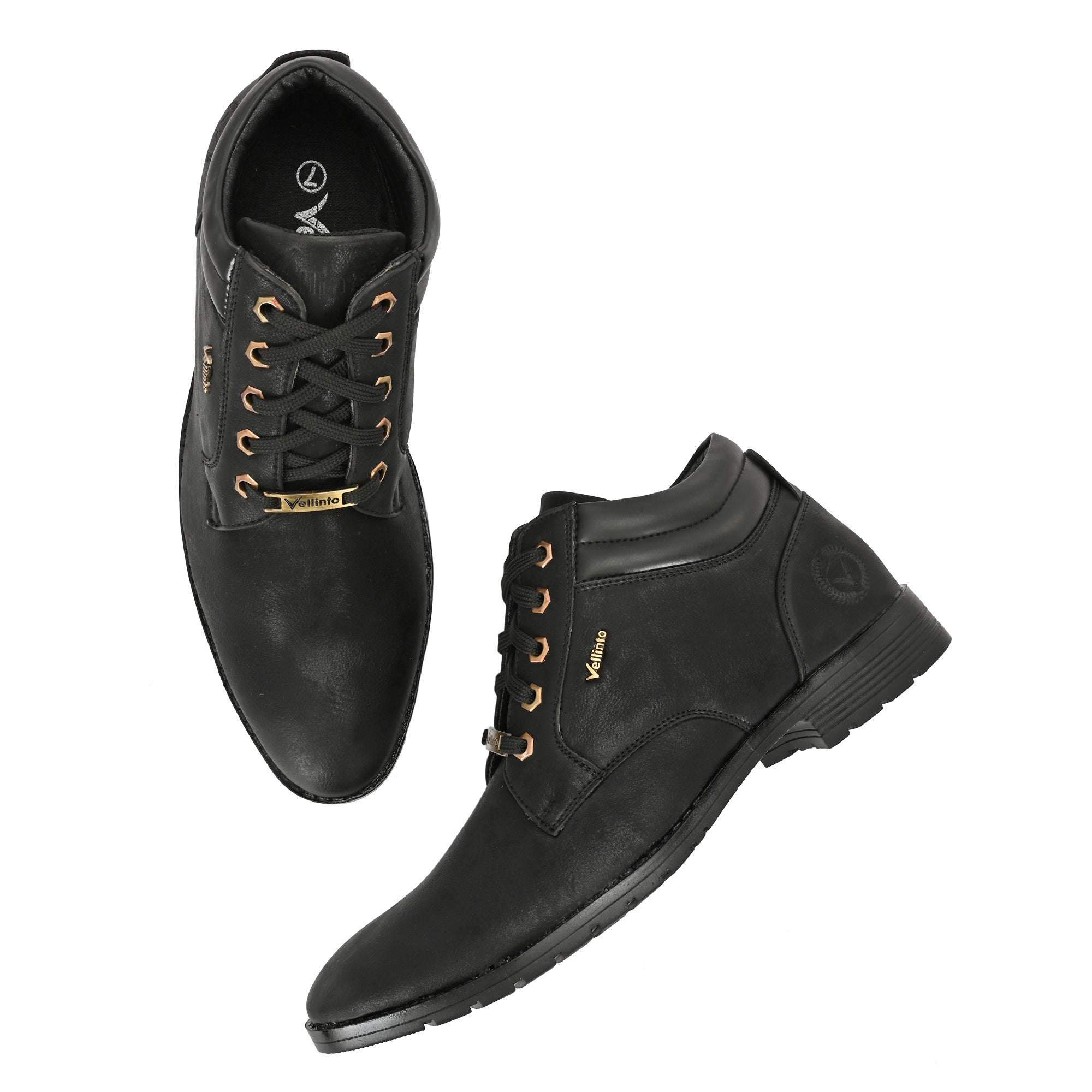 Vellinto STONY Trendy and Stylish Casual Mid-Ankle Synthetic leather Boots Boots For Men