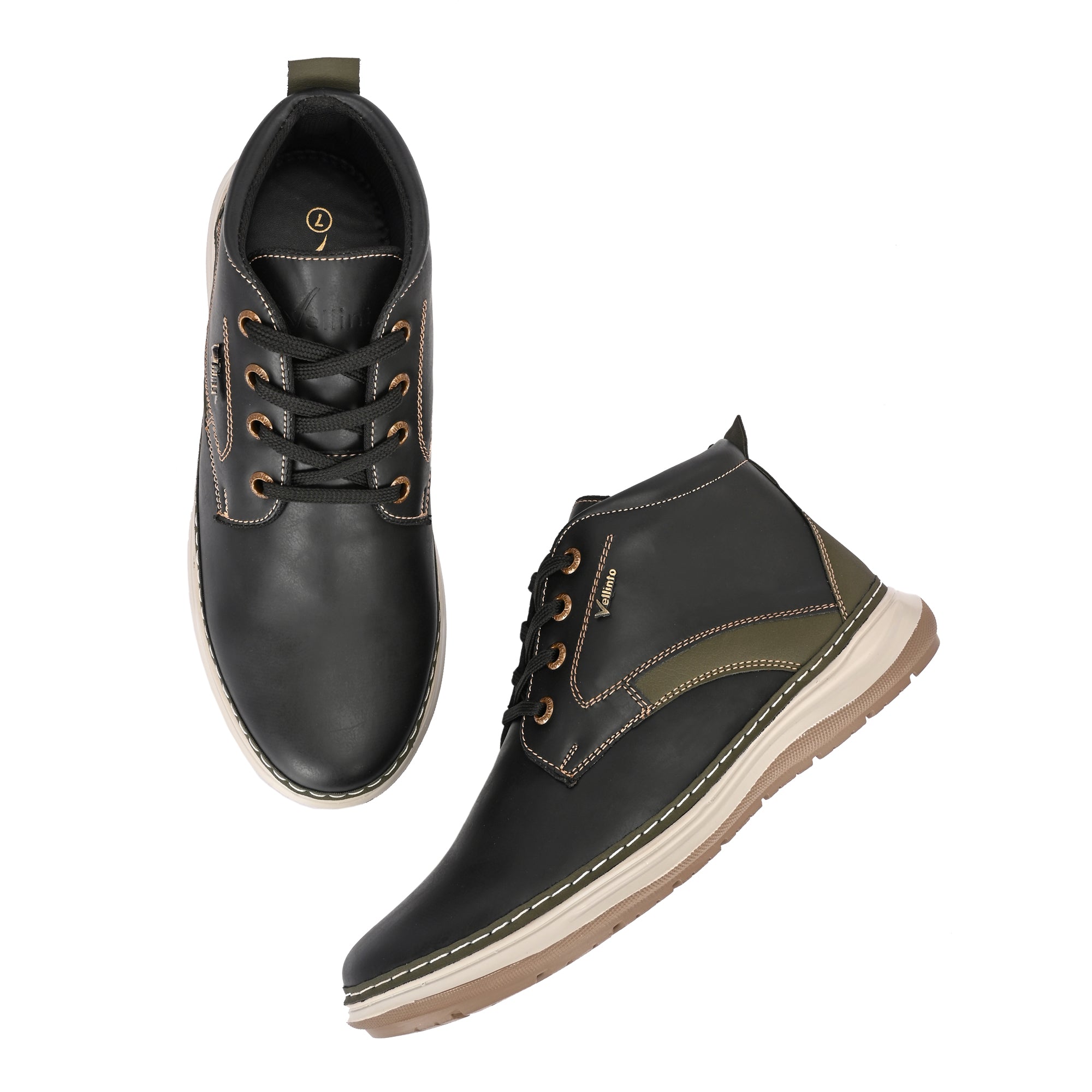 Vellinto Stylish OXHIDE Casual Mid-Ankle Party Boots For Men Boots For Men