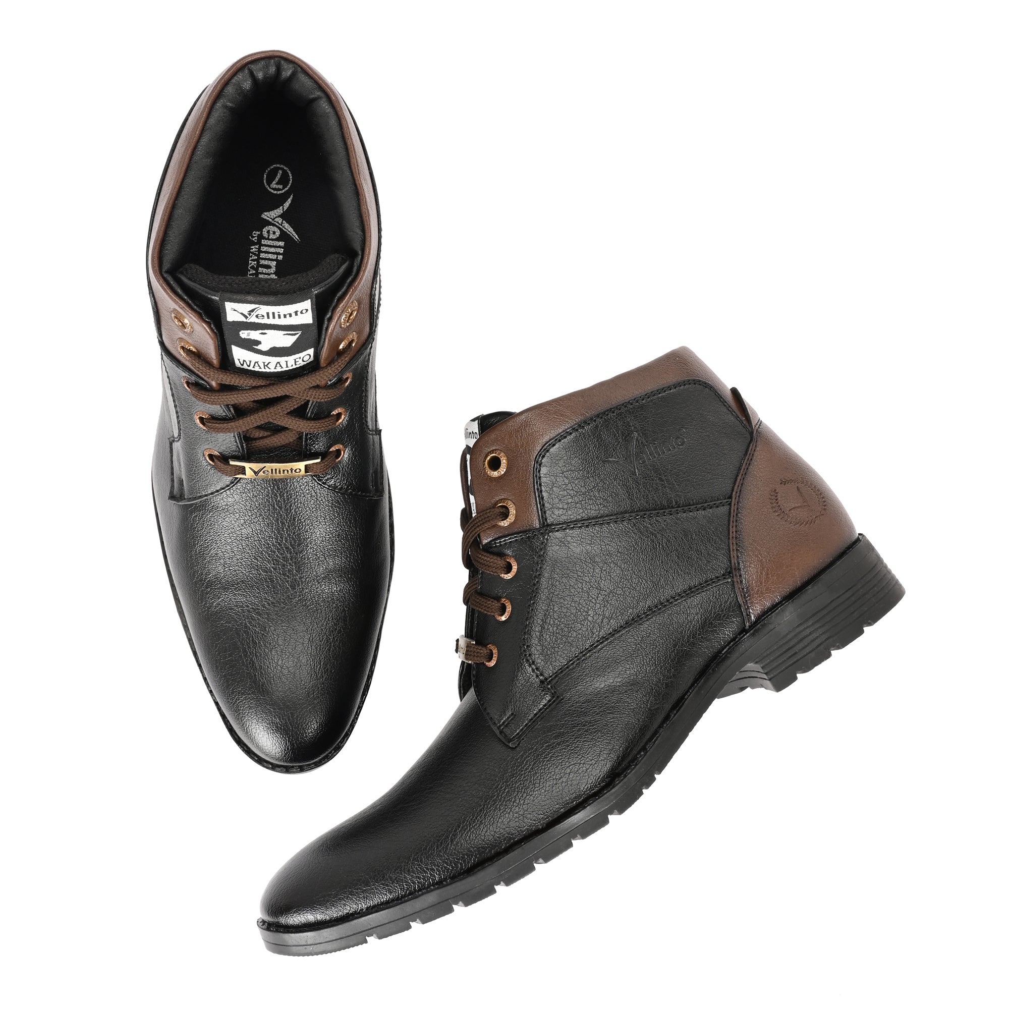 Vellinto FRONTIER Trendy Mid-Ankle Synthetic leather Boots For Men Boots For Men