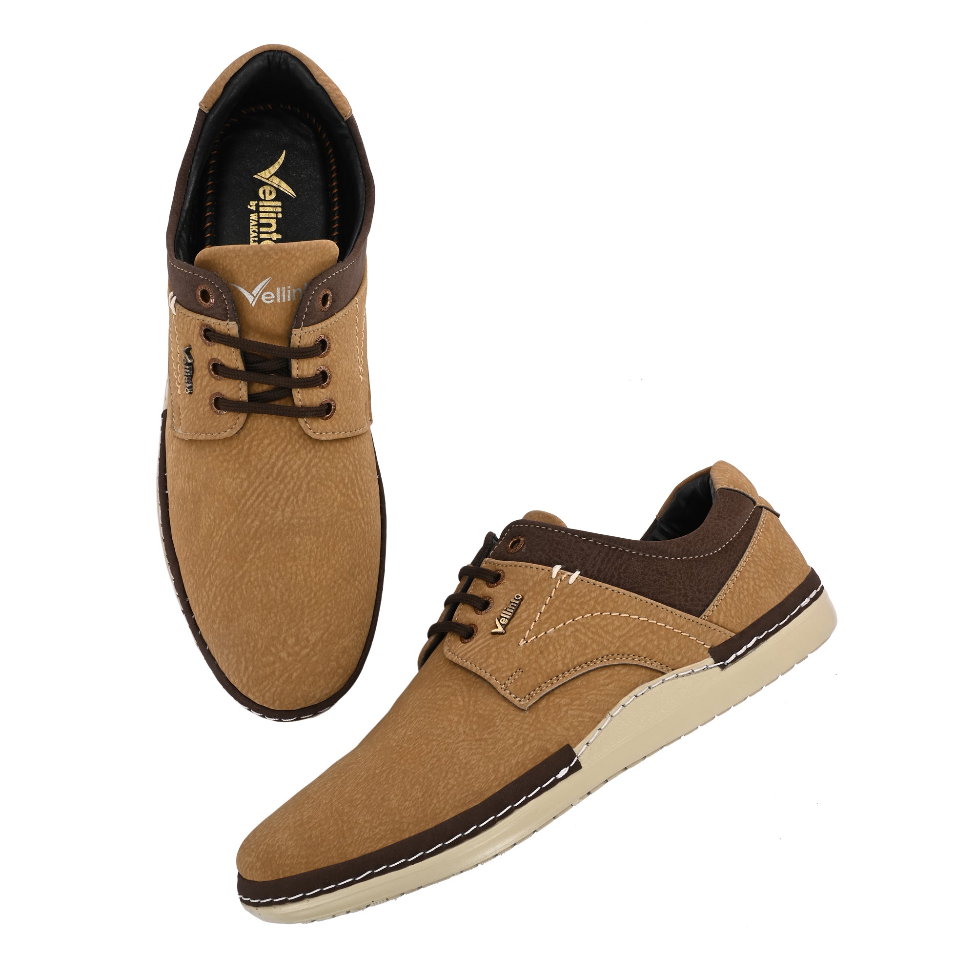 Vellinto RAVON Casual Derby For Men ll Stylish Semi Formal Shoes Casuals For Men