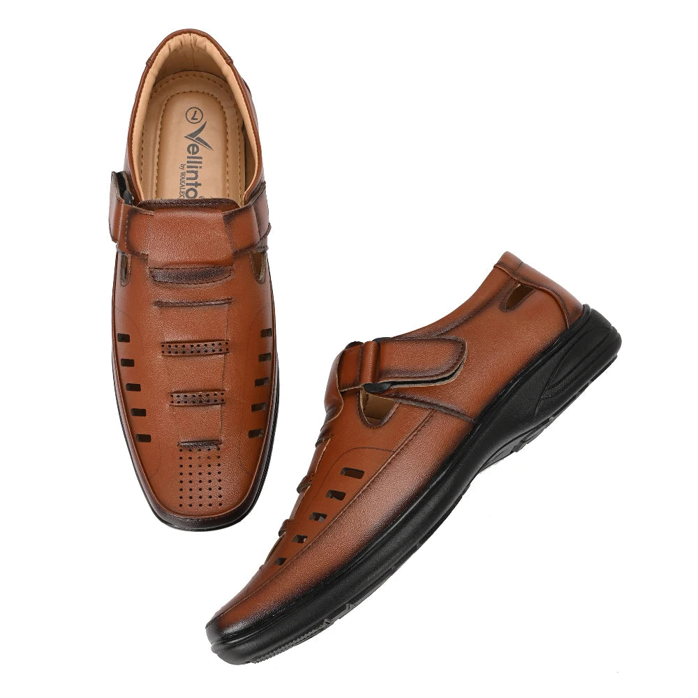 Vellinto REVEL Men Latest Ethnic Sandals ll Casual/Formal/Roman Sandals For Men