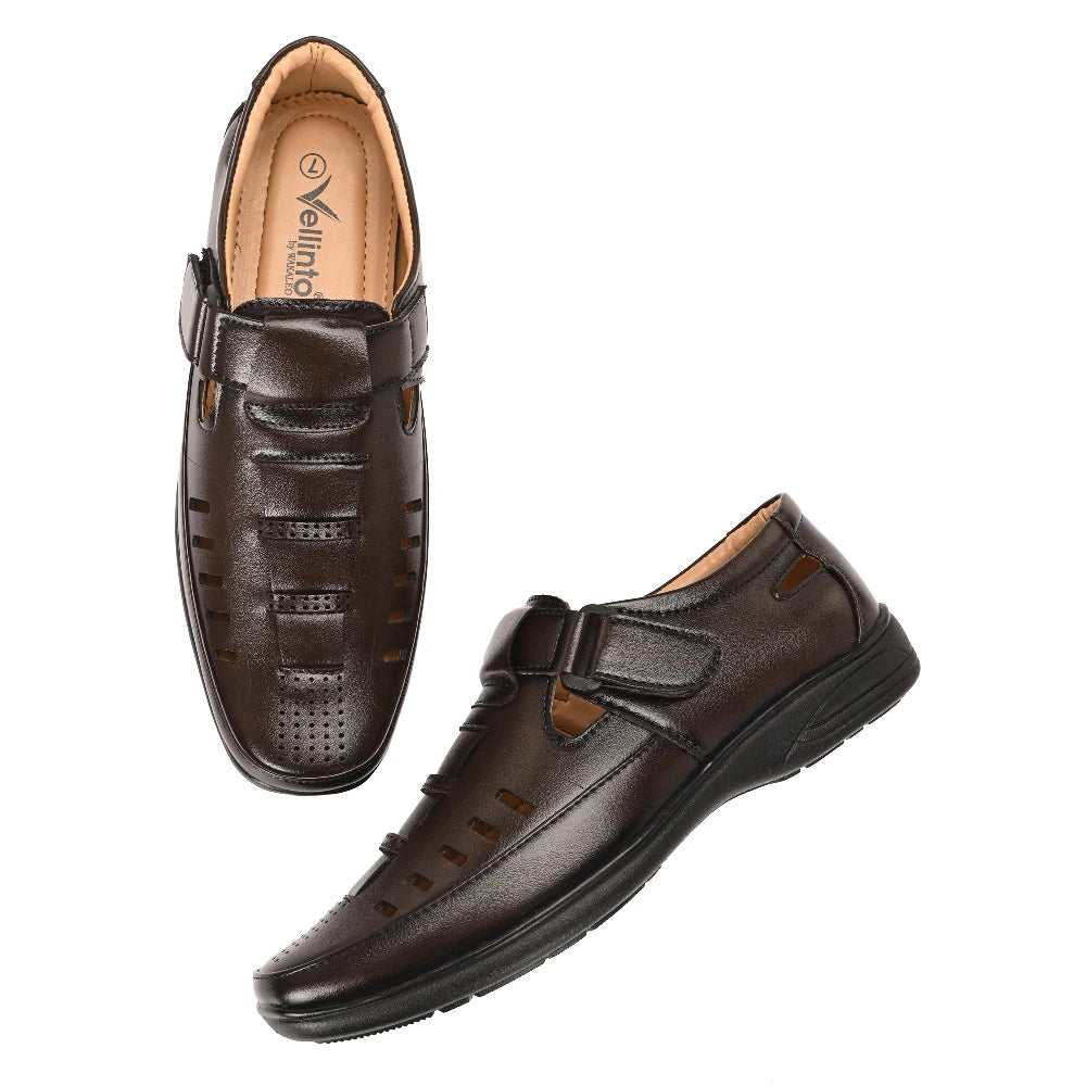 Vellinto REVEL Men Latest Ethnic Sandals ll Casual/Formal/Roman Sandals For Men