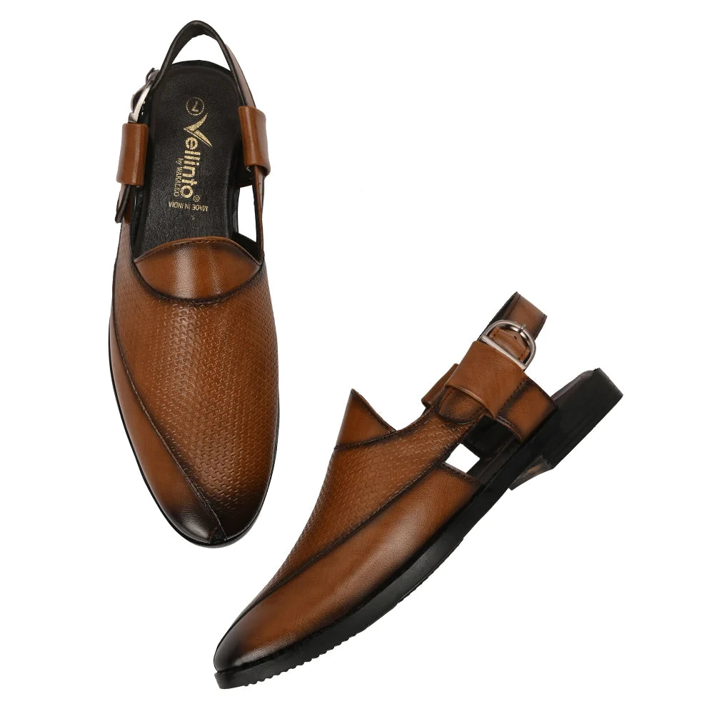 Vellinto SULTAN Men Latest Peshawari Sandals ll Casual/Formal/Peshawari Sandals For Men