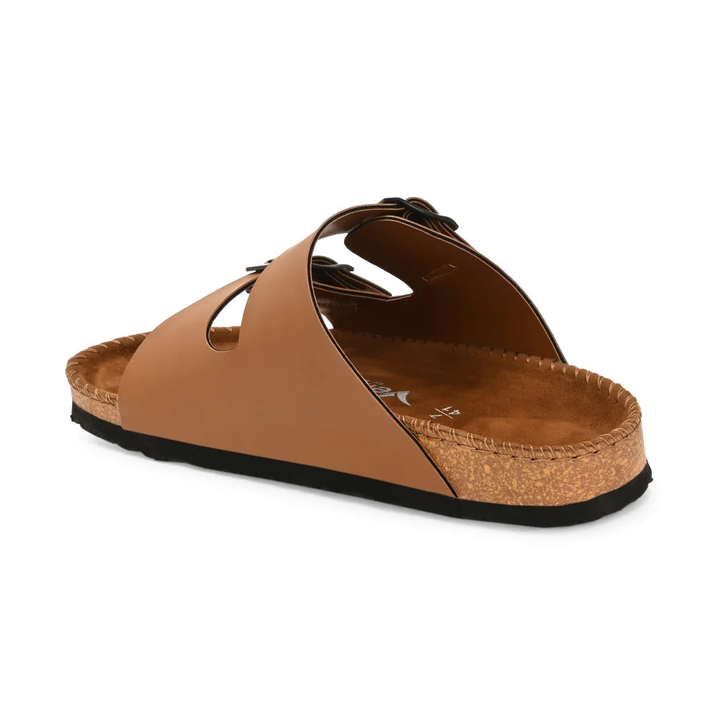 Vellinto ARIZONA Comfortable Slide Sandal/Slipper ll Men's Double Buckle Slipper style Slip-On Sandals, Arch Support, Casual Summer Footwear For Men