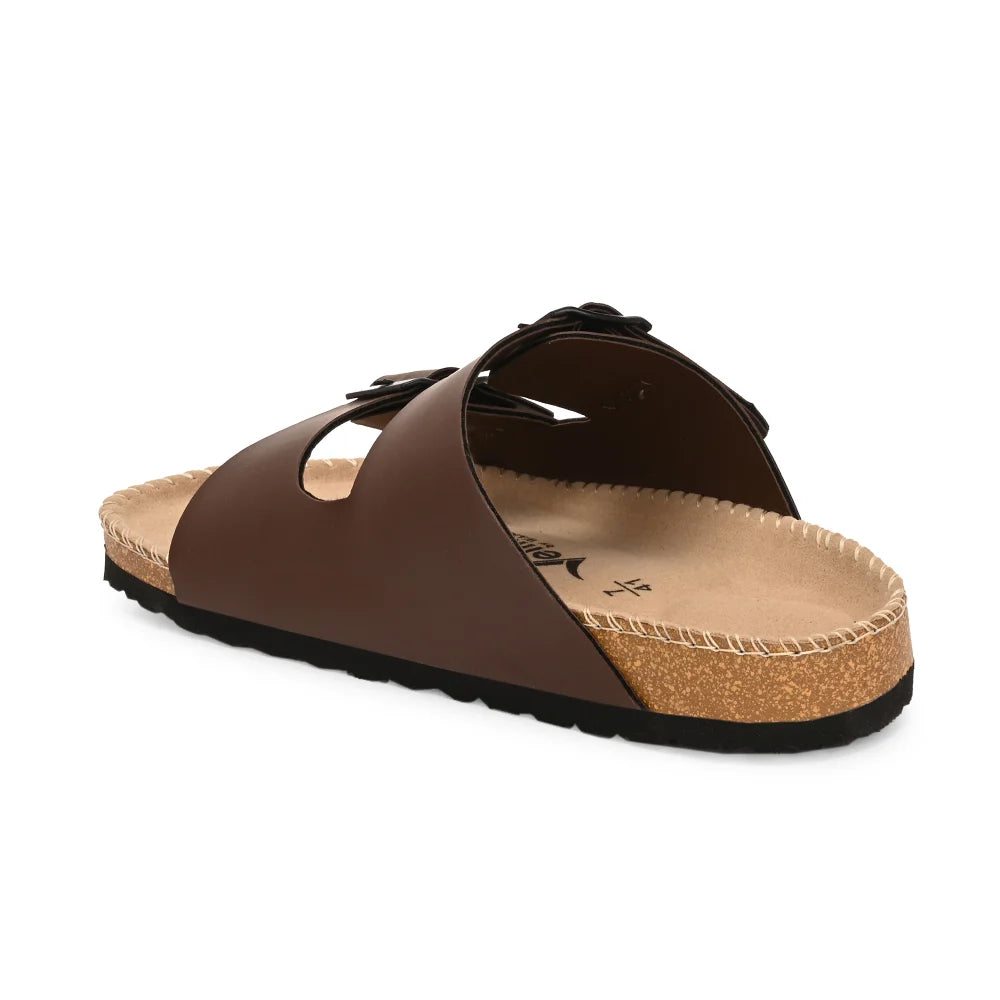 Vellinto ARIZONA Comfortable Slide Sandal/Slipper ll Men's Double Buckle Slipper style Slip-On Sandals, Arch Support, Casual Summer Footwear For Men
