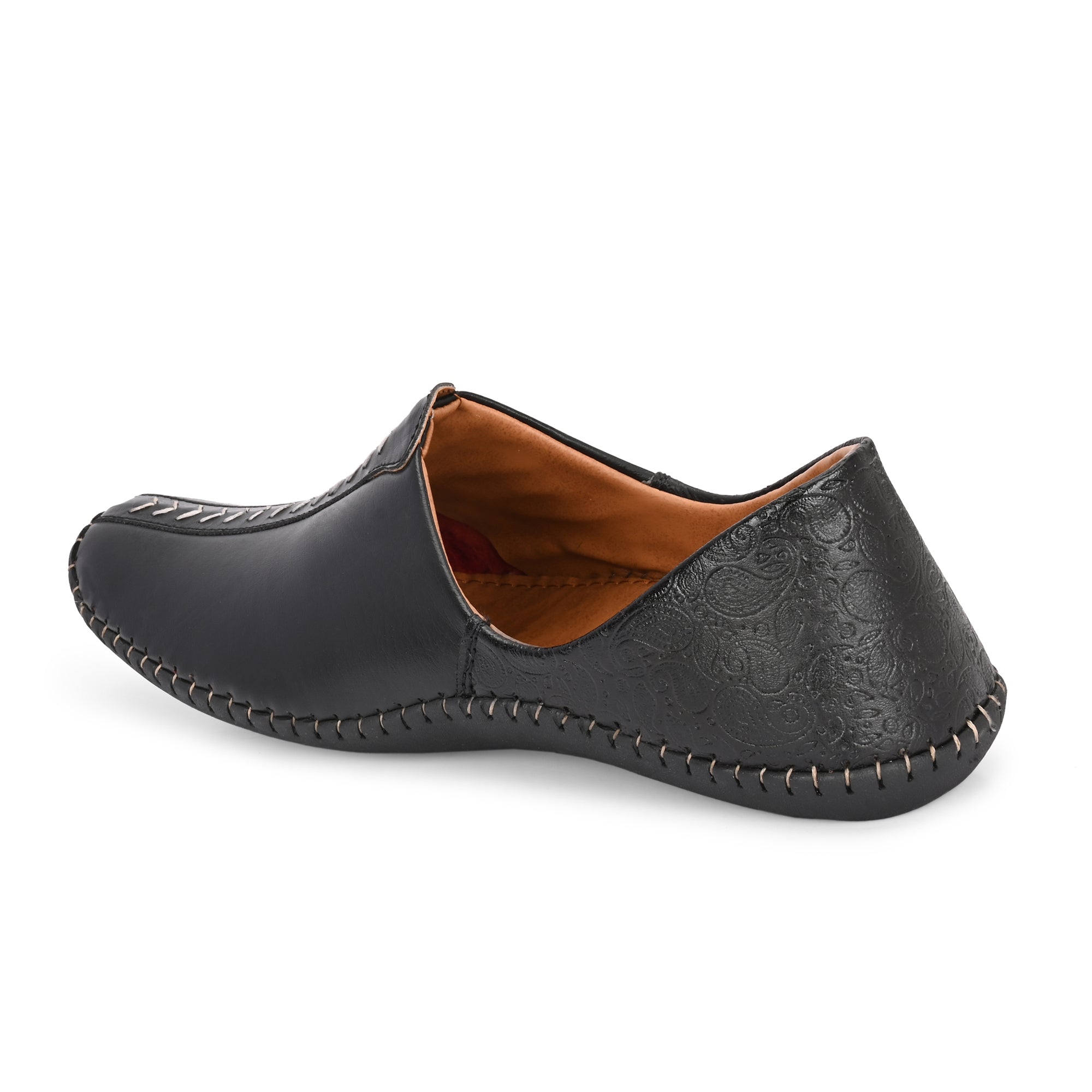 Vellinto ARTIZAN Cool Rajasthani Stitched Design Jutis Mojaris Nagra For Men Casuals For Men