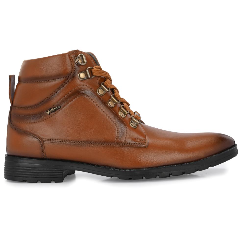 Vellinto AUSTIN Casual Mid-Ankle Synthetic leather Boots For Men