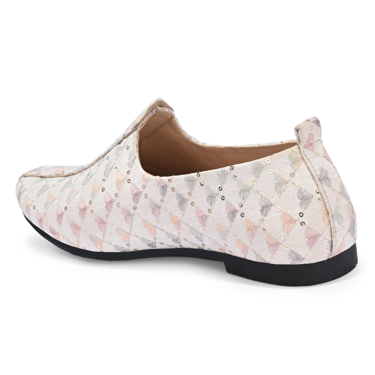 Vellinto PHULKARI Party Wear Royal Look Mojaris Juttis Slip On For Men Espadrilles For Men