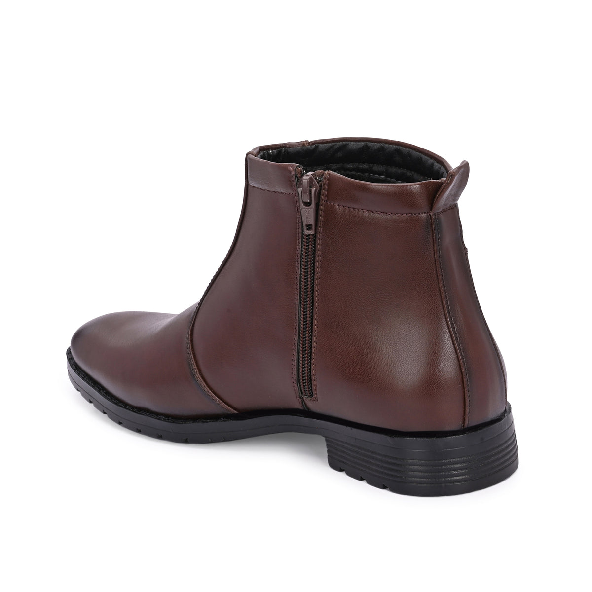 Vellinto Royal Look Zipped Boots For Men ll Synthetic Leather Casual Boots For Men
