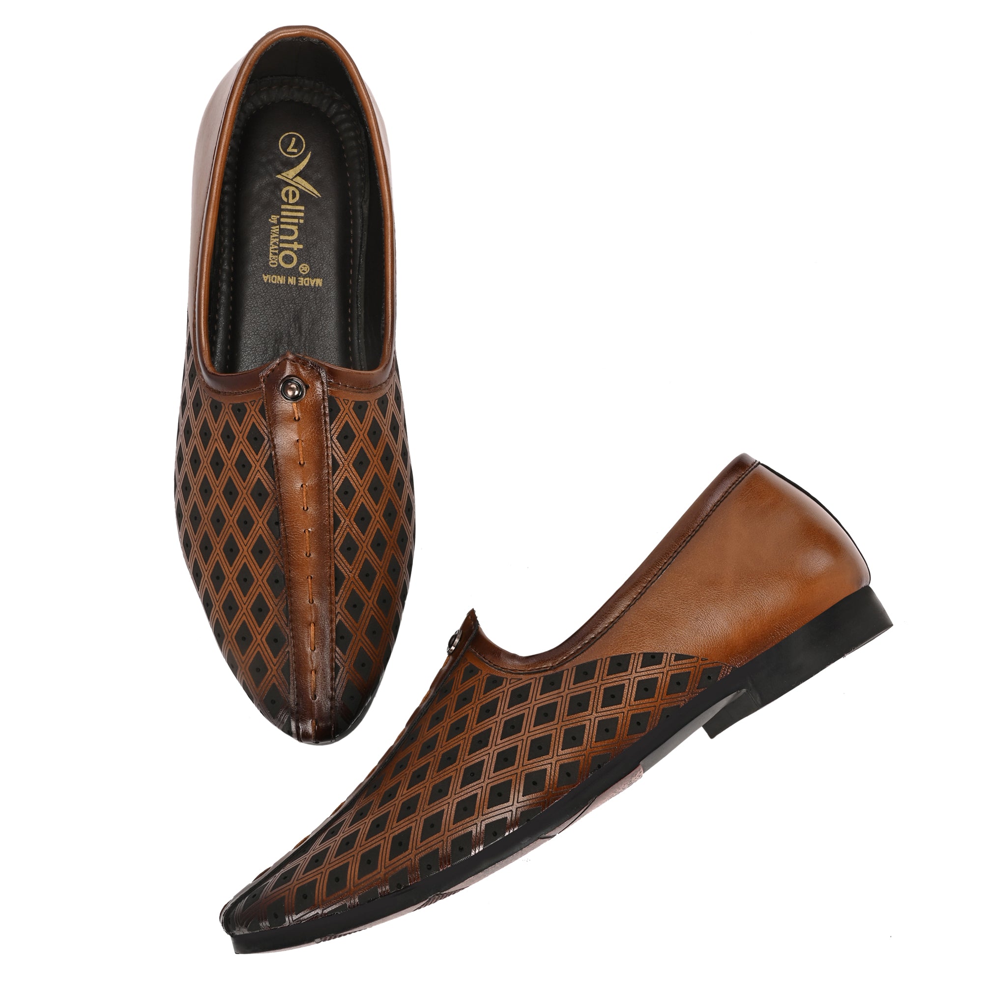 Vellinto MEHER Cool Rajasthani Ethnic Juttis For Men ll Mojaris For Men Party Wear For Men