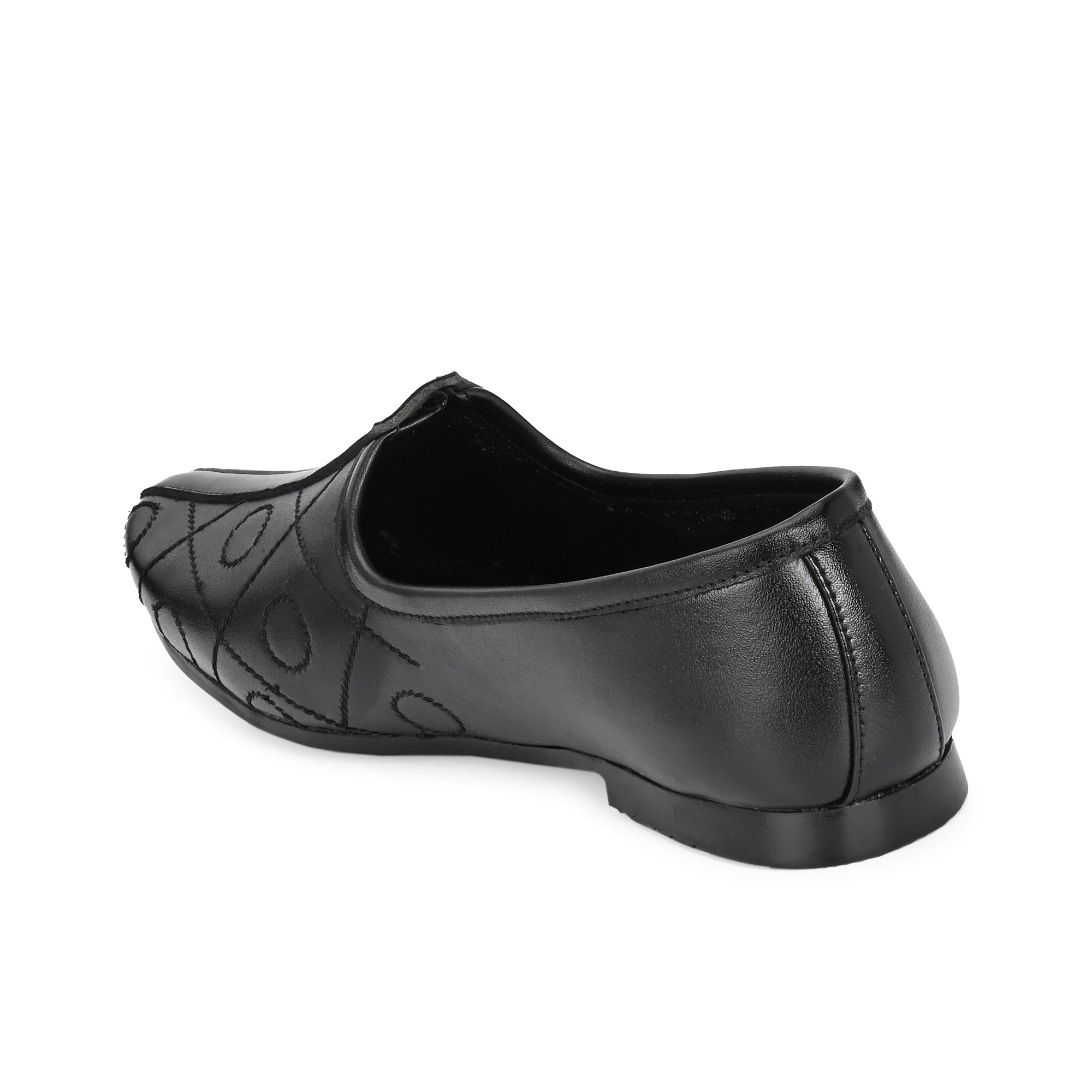 Vellinto BANAJARA Men’s Ethnic Slip-On Mojari | Traditional PU Leather Footwear Party Wear For Men