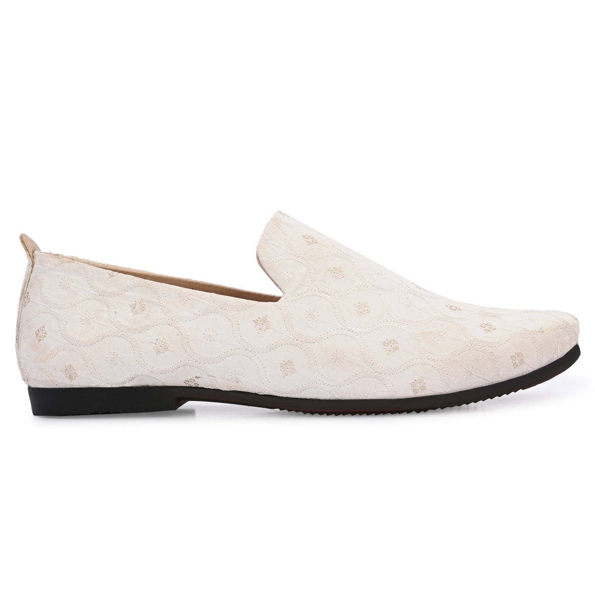 Vellinto Men's RATNA Embroidered Slip-On Ethnic Party Wear Designer Loafer Shoes Espadrilles For Men