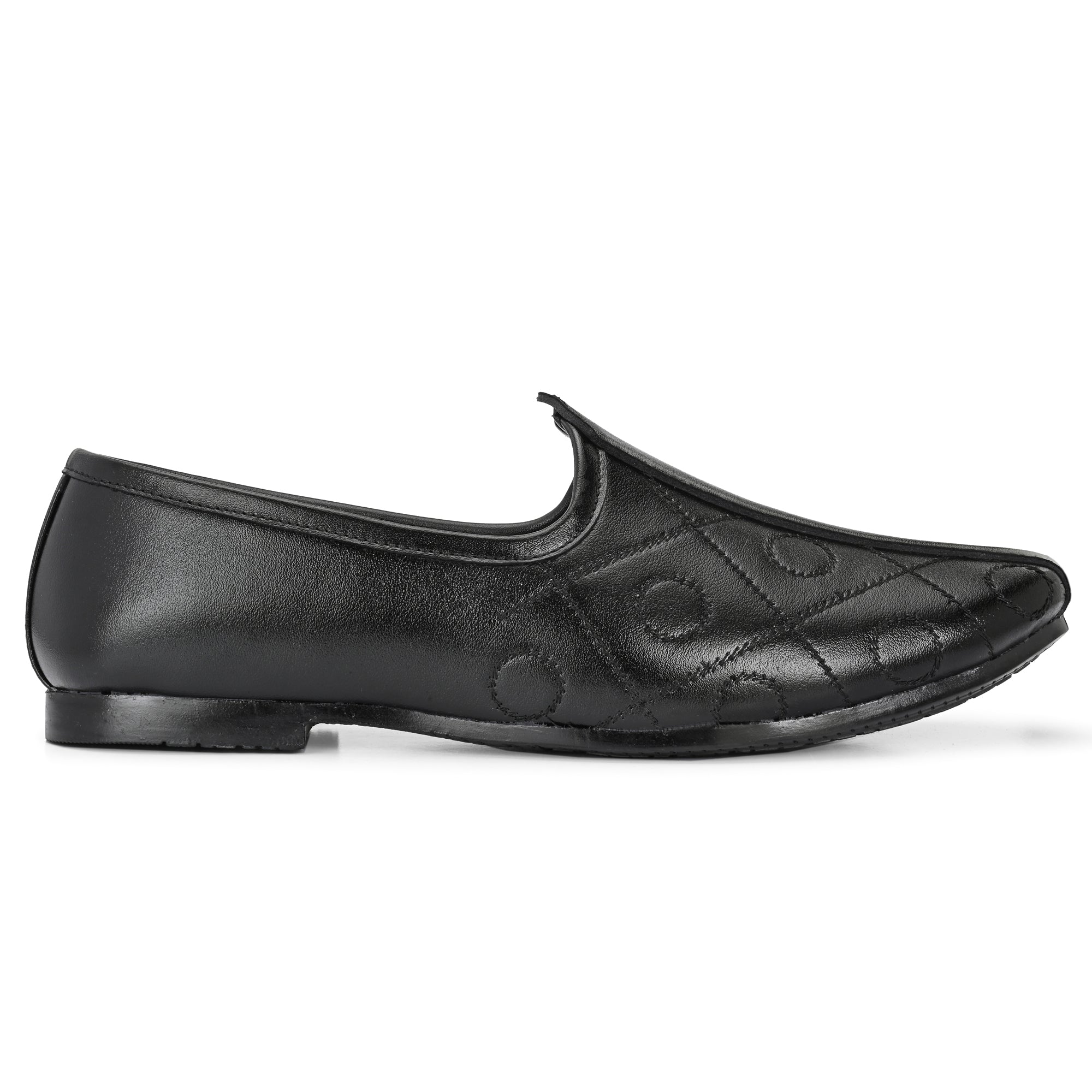 Vellinto BANAJARA Men’s Ethnic Slip-On Mojari | Traditional PU Leather Footwear Party Wear For Men
