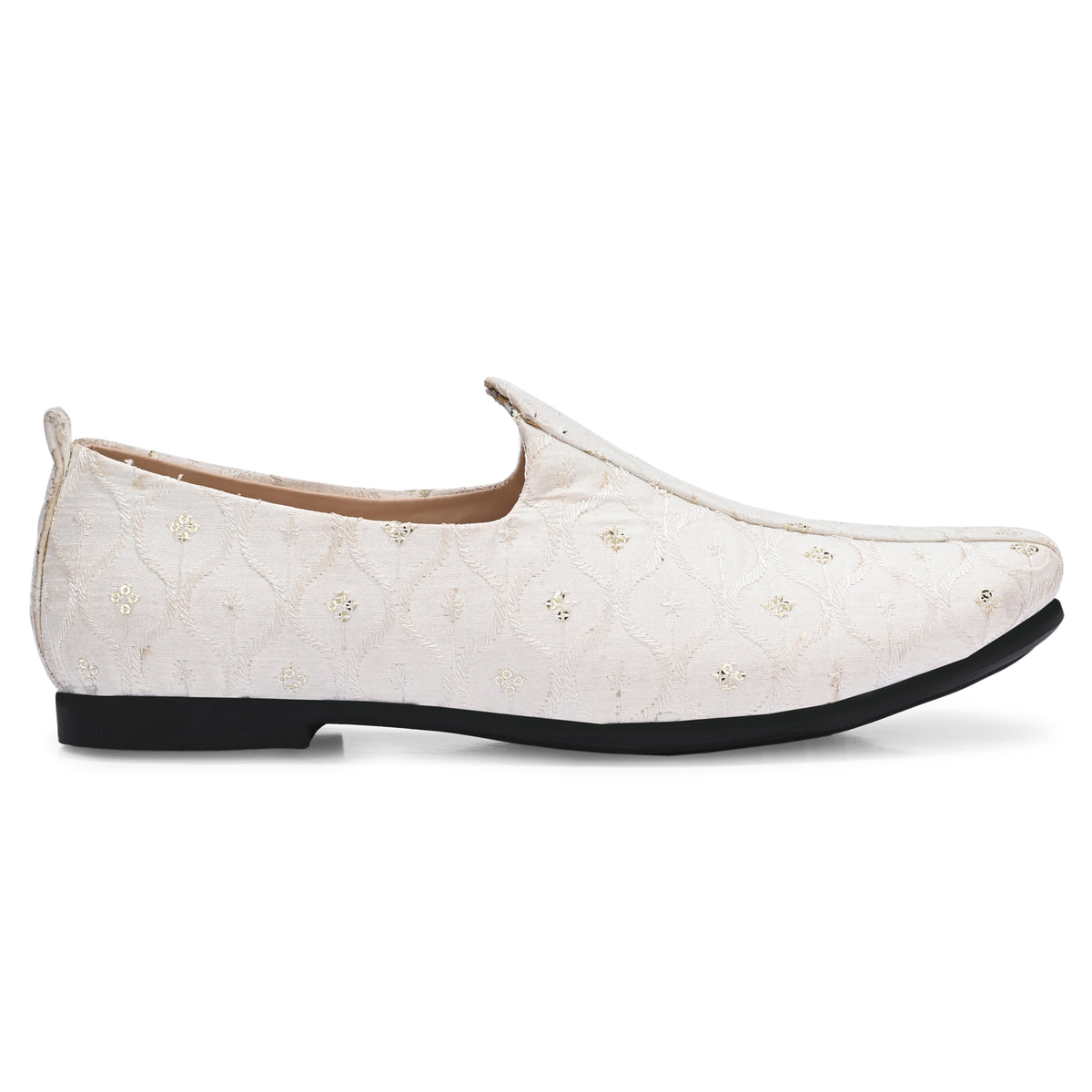 Vellinto Vellinto SNOW PEARL Party Wear Royal Look Mojaris Juttis Slip On For Men Espadrilles For Men