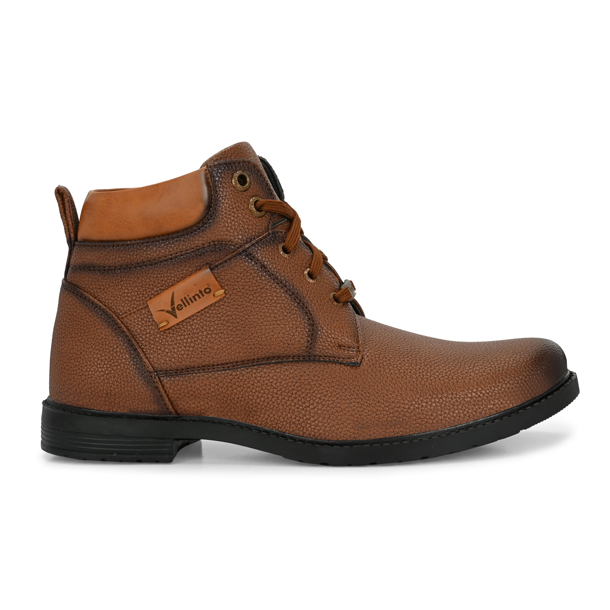 Vellinto BRONZO Casual Boots For Men ll Synthetic Leather Boots Casuals For Men Boots For Men