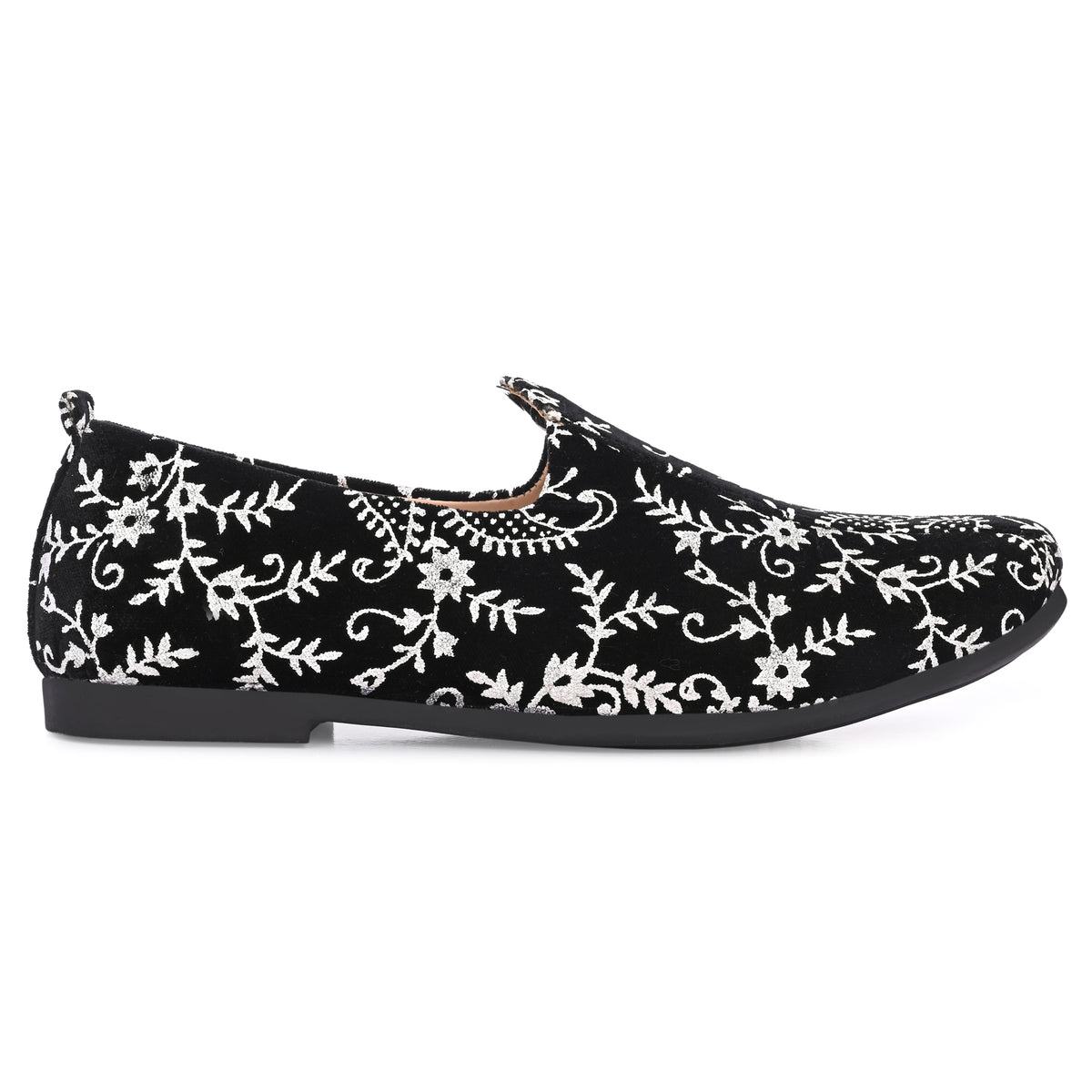 Vellinto Vellinto PHULKARI Party Wear Royal Look Mojaris Juttis Slip On For Men Espadrilles For Men