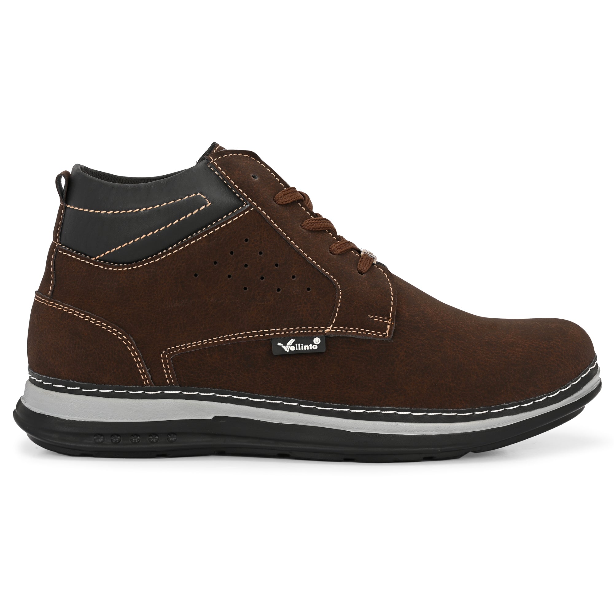 Vellinto PANTRIX Casual Boots For Men ll Synthetic Leather Casuals For Men Boots For Men