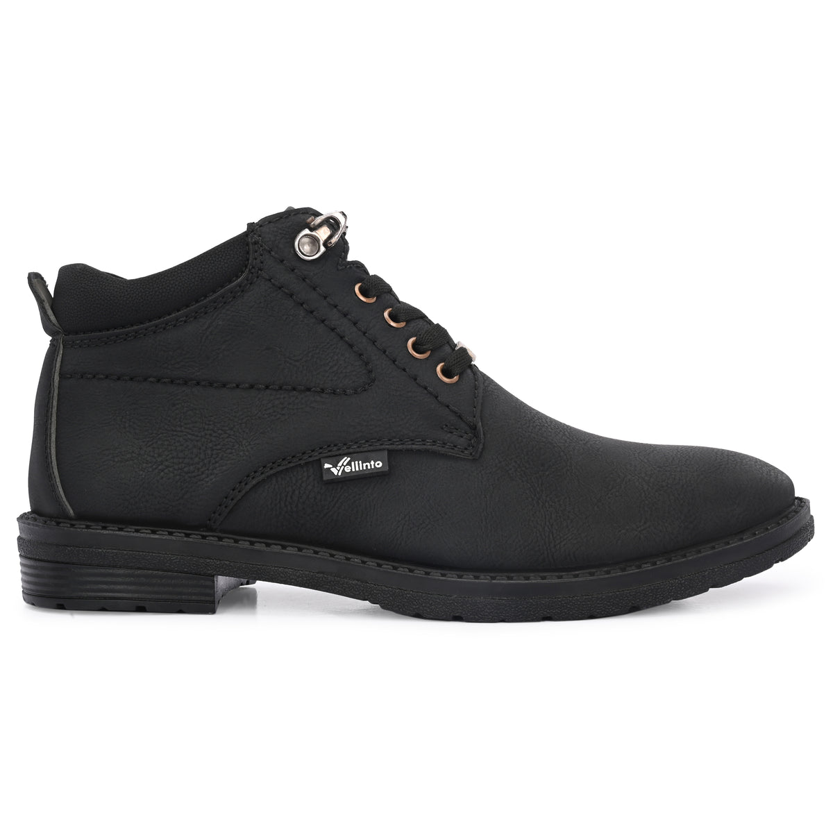 Vellinto EXECUTIVE Casual Boots For Men ll Synthetic Leather Mid-Ankle Boots Boots For Men