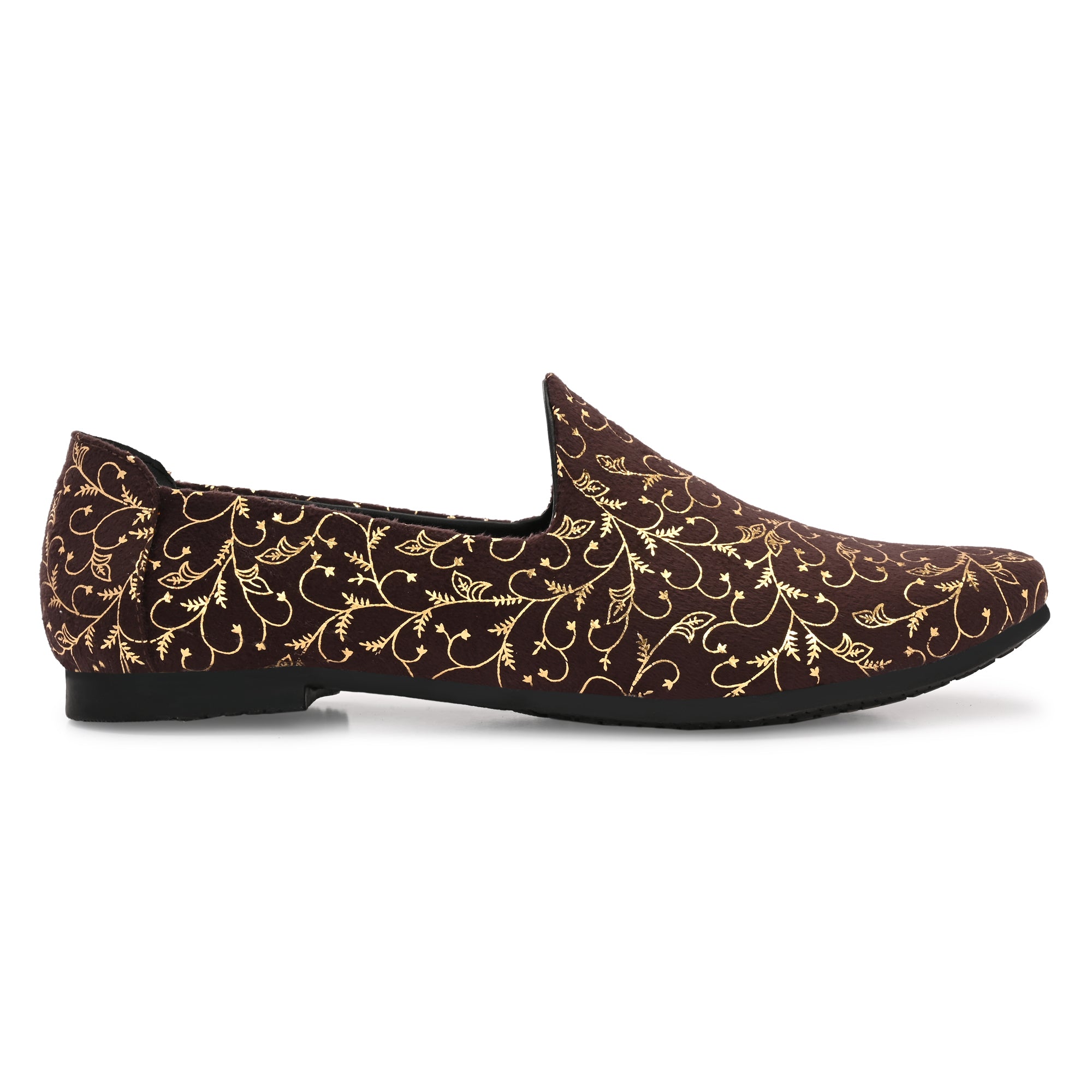 Vellinto ellinto SAMRAT Party Wear Royal Look Mojaris Juttis Slip On For Men Espadrilles For Men