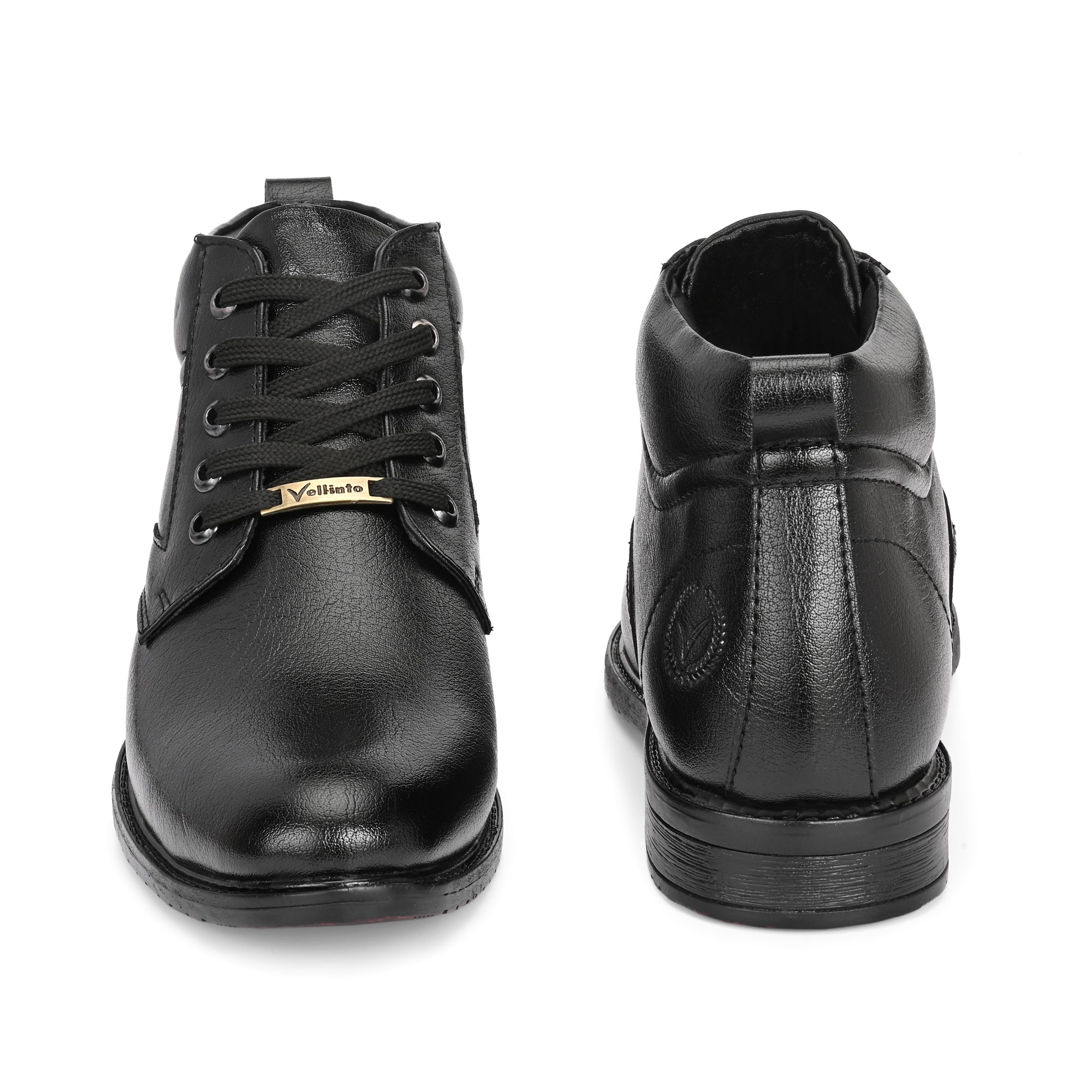 Vellinto INDIANA Men Mid Ankle Synthetic Leather Boots| Party & Office Wear Boots For Men