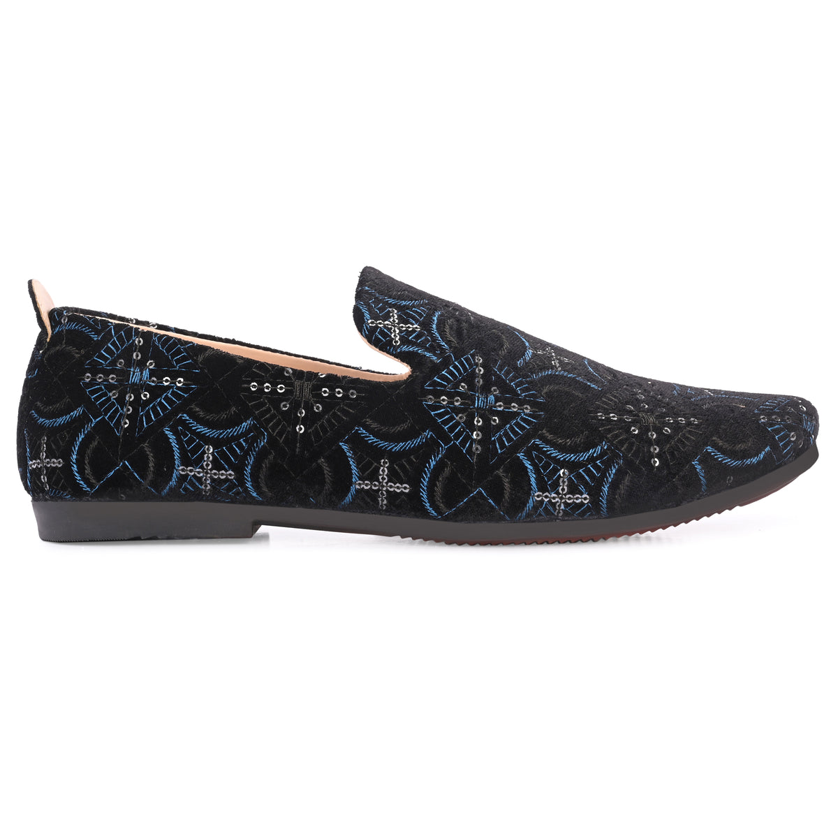 Vellinto Vellinto MIDNIGHT Party Wear Royal Look Mojaris Juttis Slip On For Men Espadrilles For Men