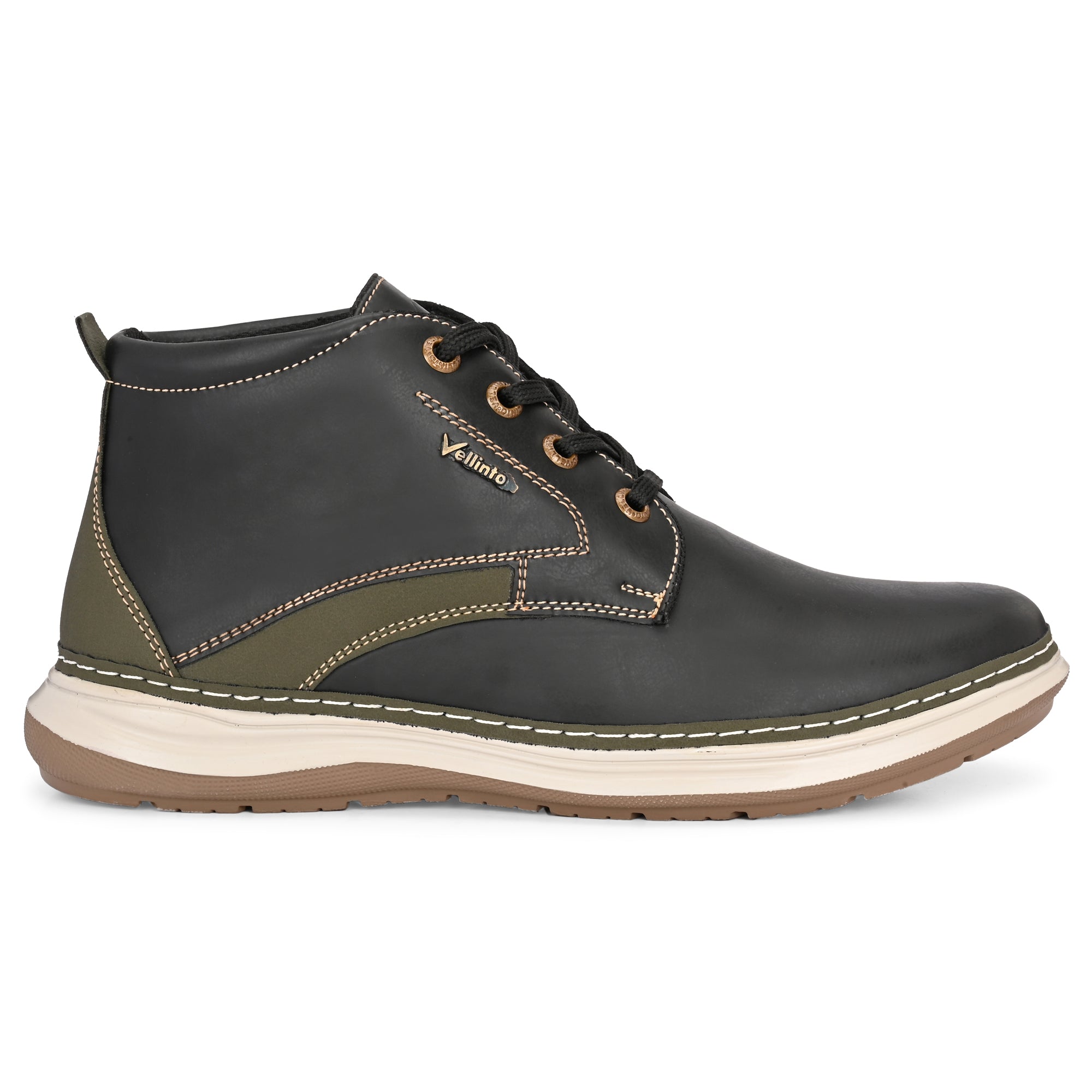 Vellinto Stylish OXHIDE Casual Mid-Ankle Party Boots For Men Boots For Men