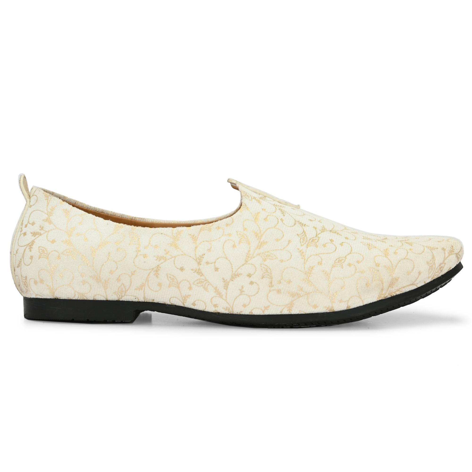 Vellinto NAWAB Party Wear Royal Look Mojaris Juttis Slip On For Men Espadrilles For Men