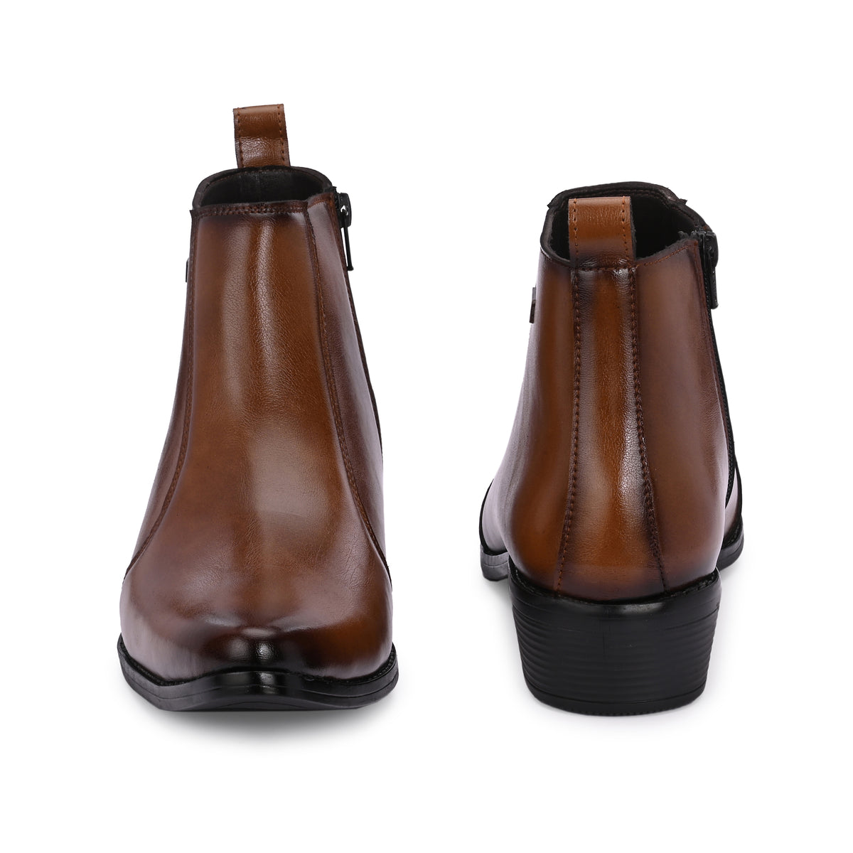 Vellinto Vellinto Royal Look RAMANA Zipped Boots For Men Synthetic Leather Boots For Men Boots For Men