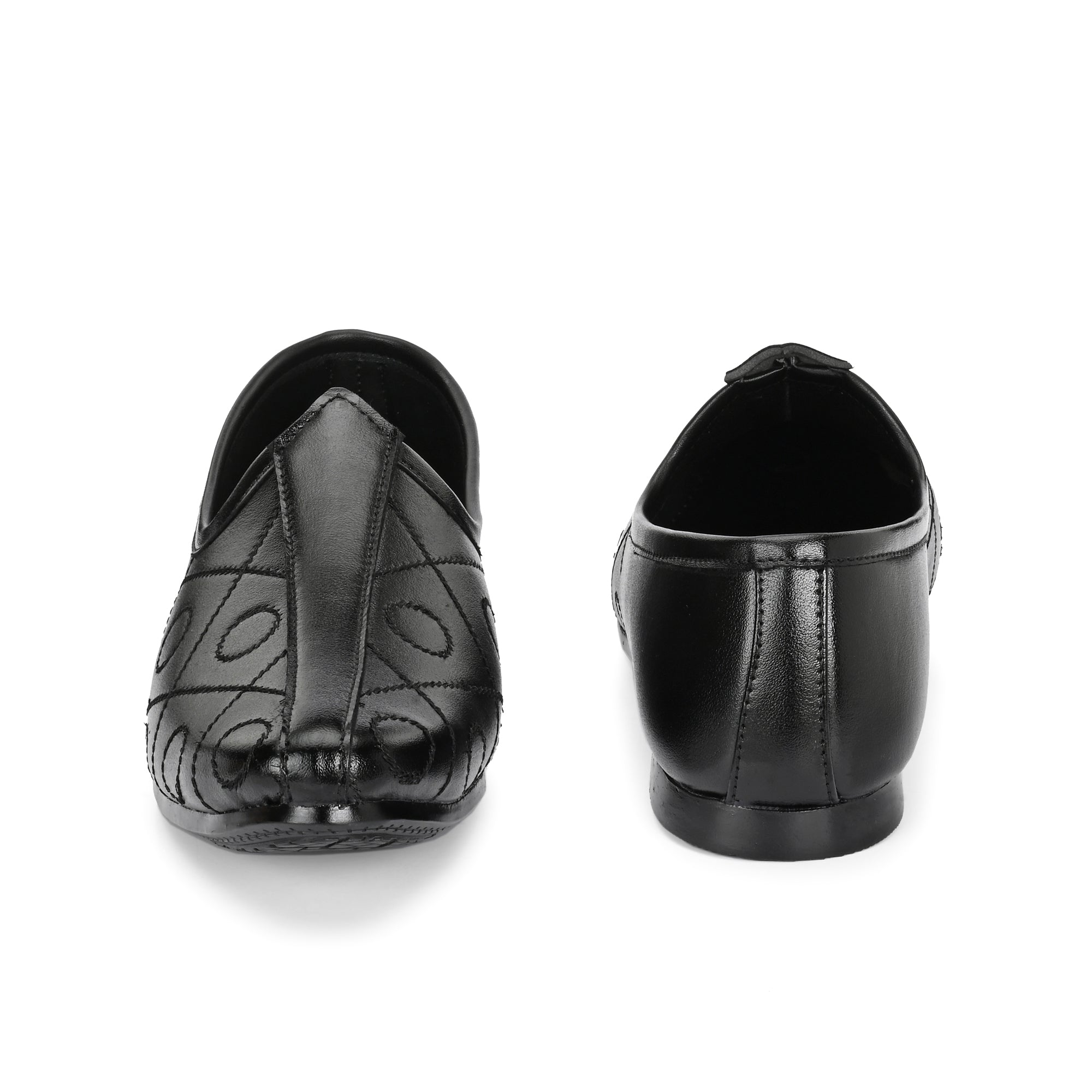 Vellinto BANAJARA Men’s Ethnic Slip-On Mojari | Traditional PU Leather Footwear Party Wear For Men