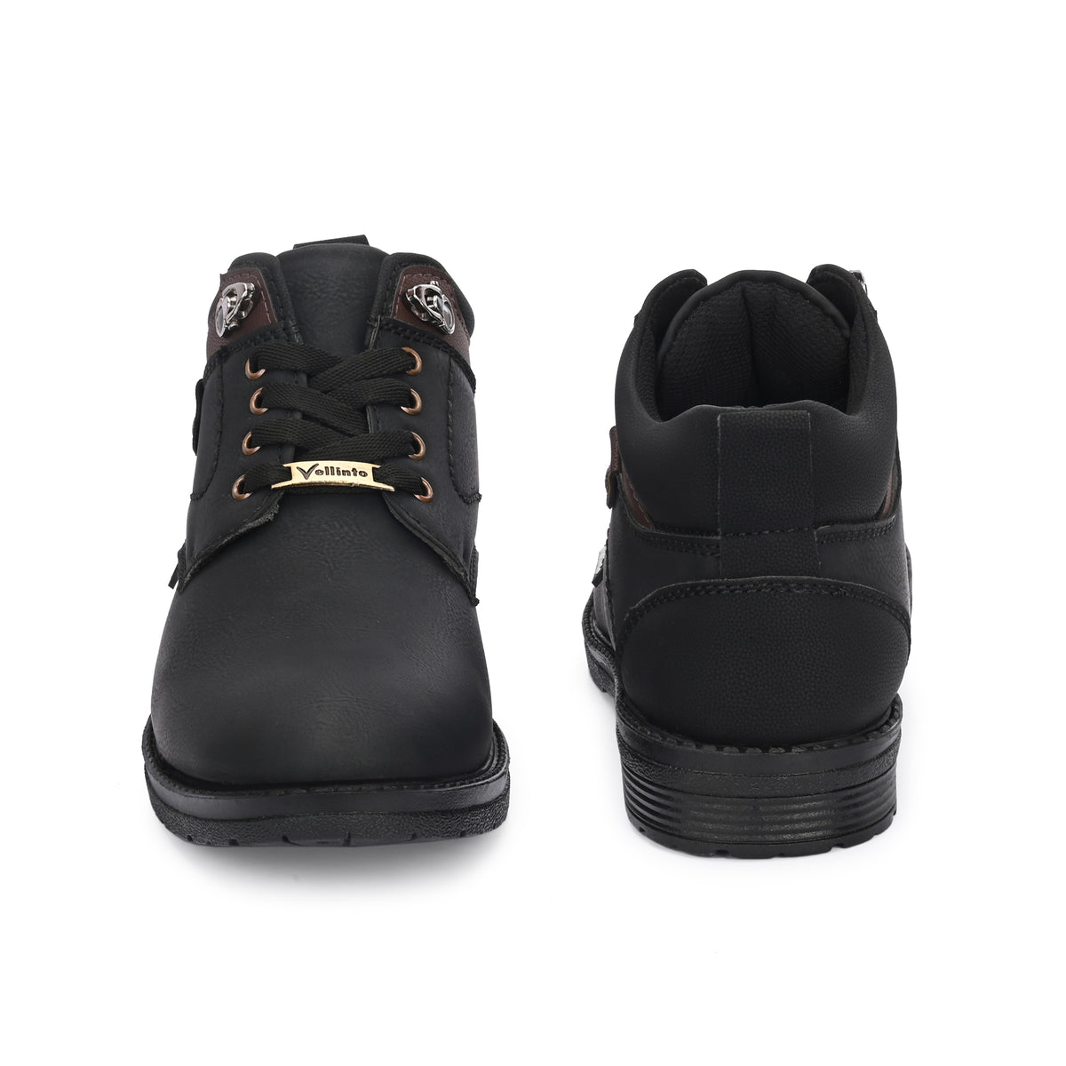 Vellinto Vellinto BRAVON Casual Boots For Men ll Synthetic Leather Boots For Men Boots For Men