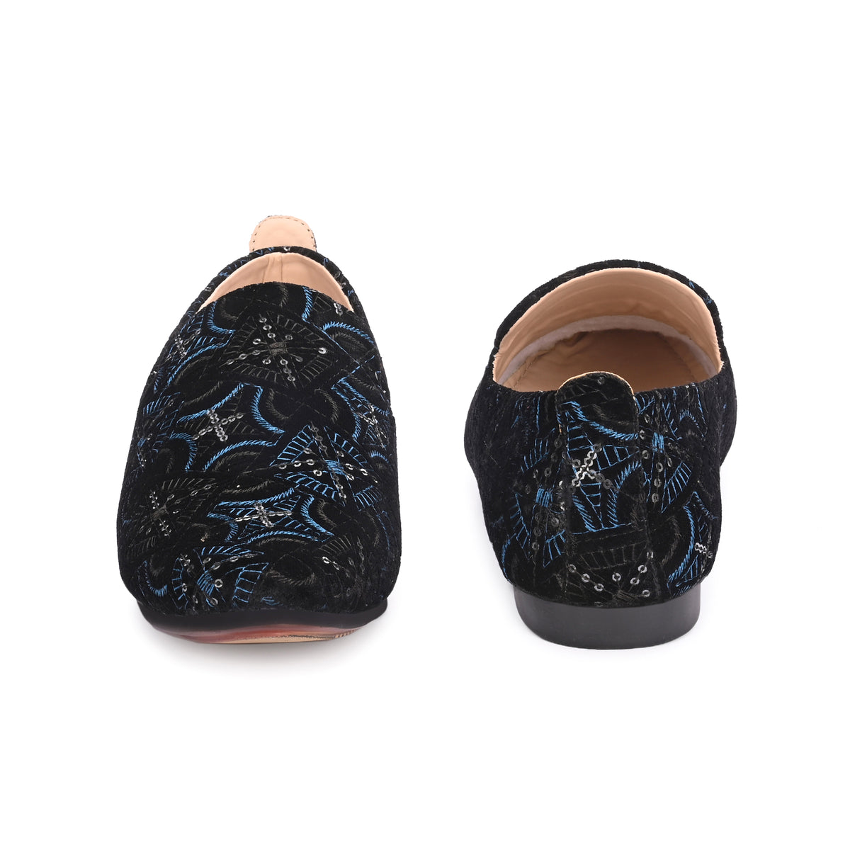 Vellinto Vellinto MIDNIGHT Party Wear Royal Look Mojaris Juttis Slip On For Men Espadrilles For Men