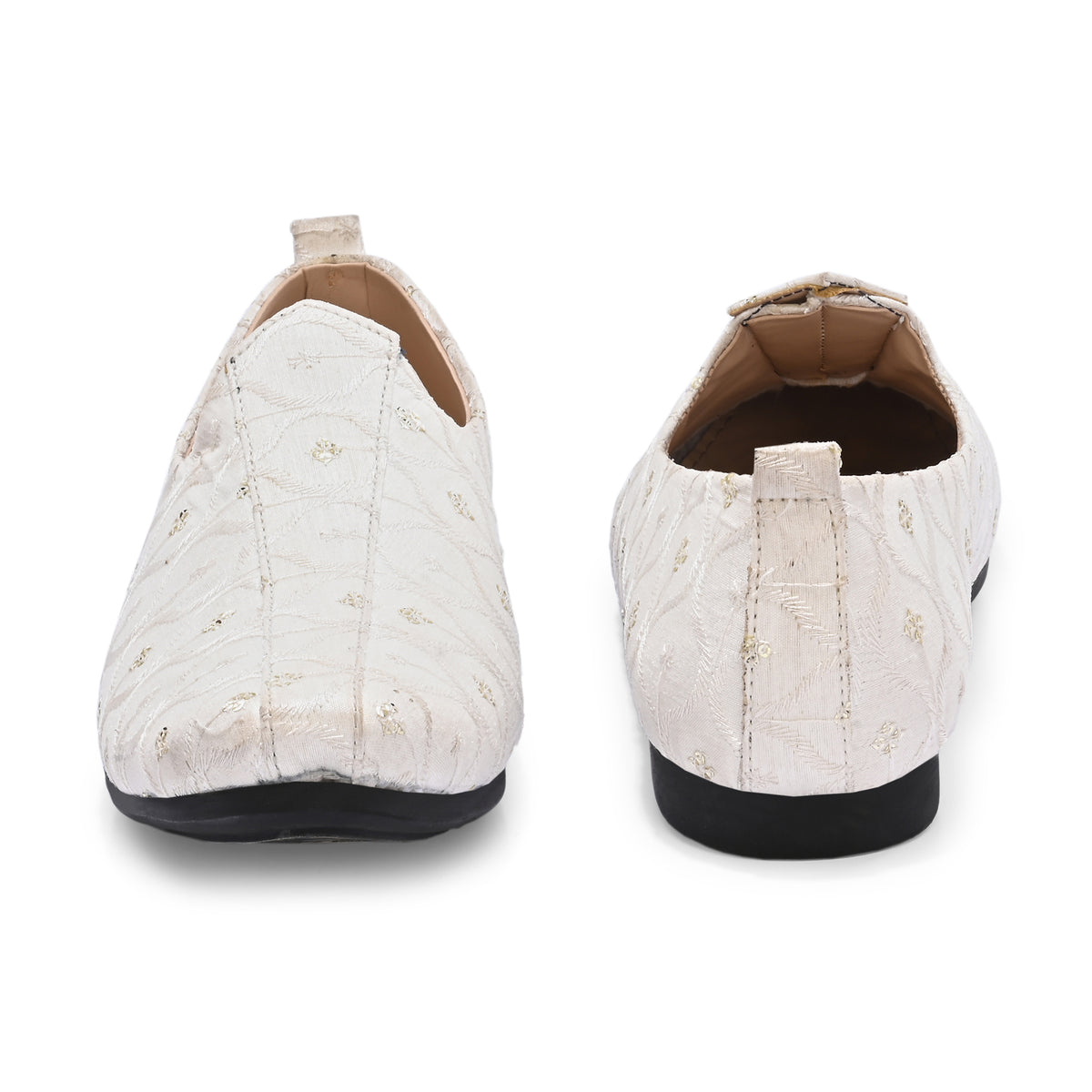 Vellinto Vellinto SNOW PEARL Party Wear Royal Look Mojaris Juttis Slip On For Men Espadrilles For Men