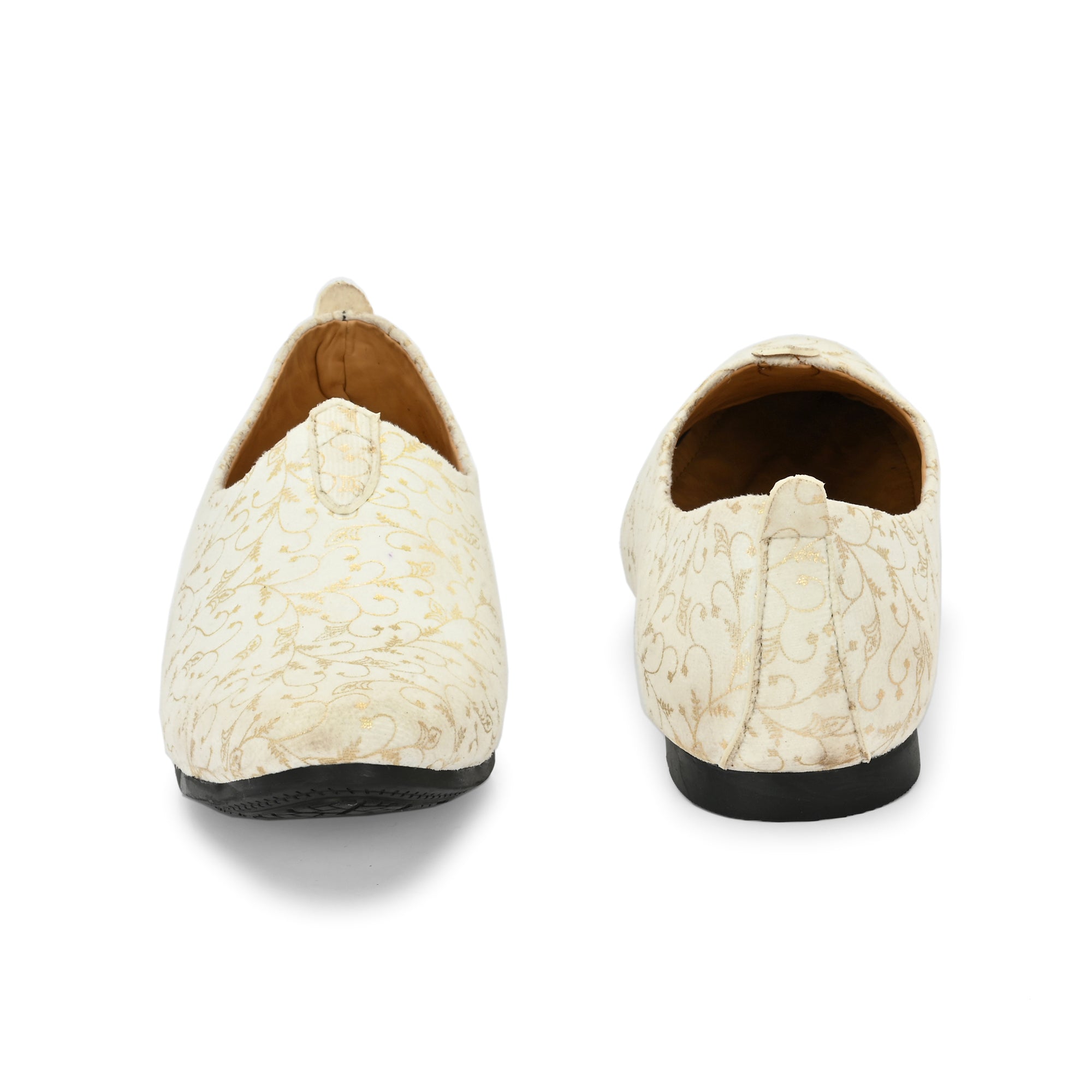 Vellinto NAWAB Party Wear Royal Look Mojaris Juttis Slip On For Men Espadrilles For Men