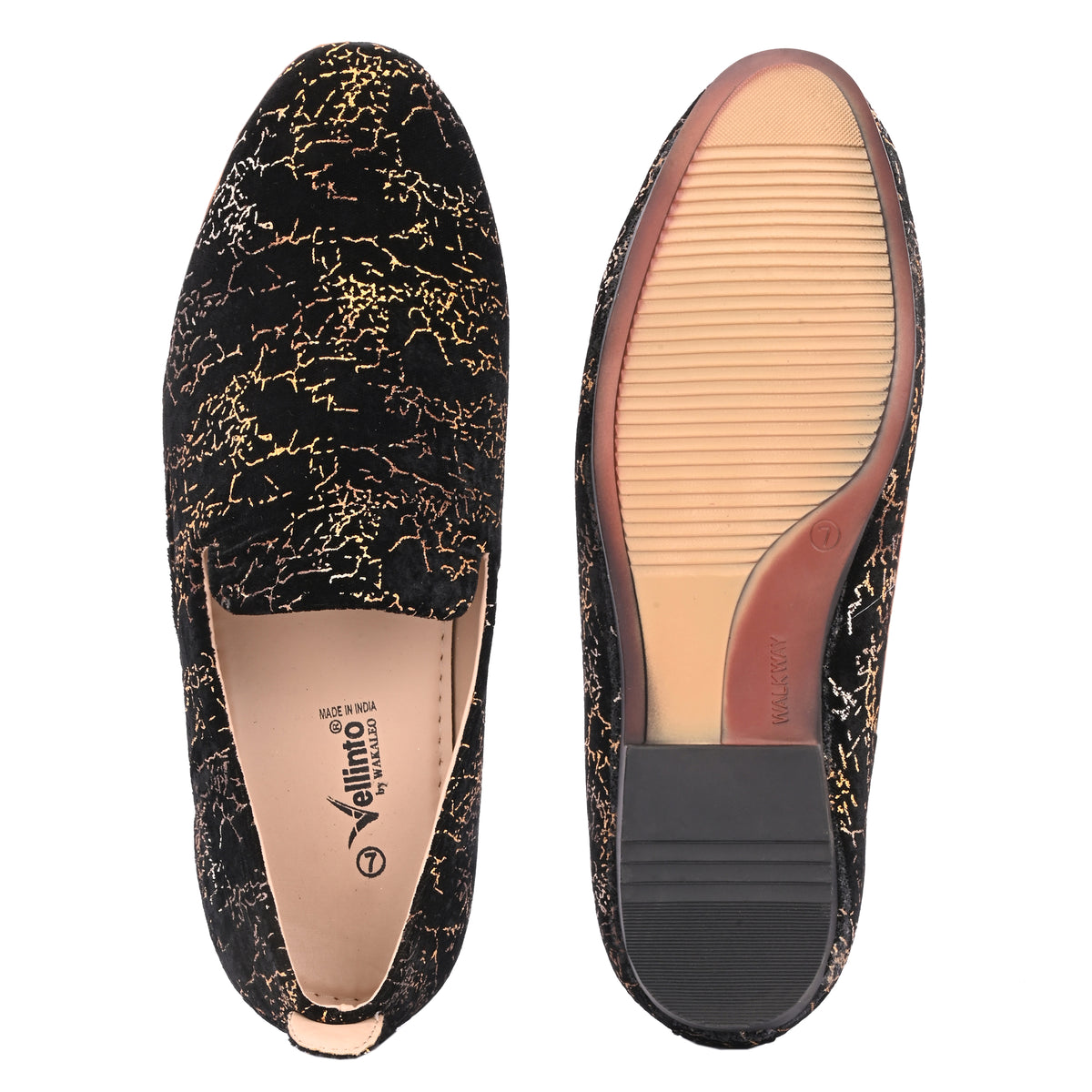 Vellinto MOONLIGHT Party Wear Royal Look Mojaris Juttis Slip On For Men Espadrilles For Men