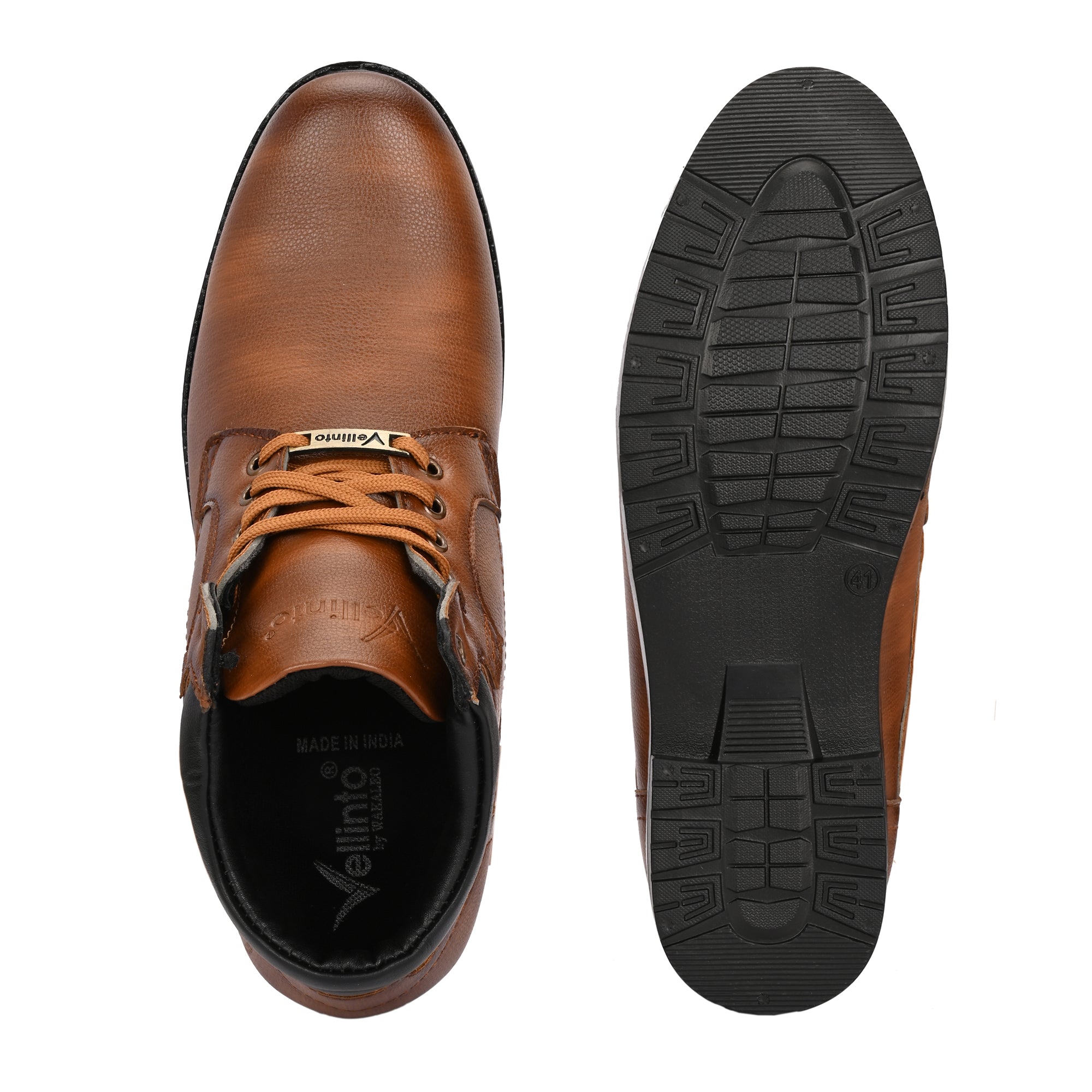 Vellinto MILET Casual Boots For Men ll Synthetic Leather Boots Casuals For Men Boots For Men