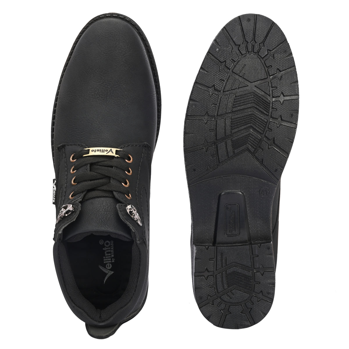 Vellinto EXECUTIVE Casual Boots For Men ll Synthetic Leather Mid-Ankle Boots Boots For Men