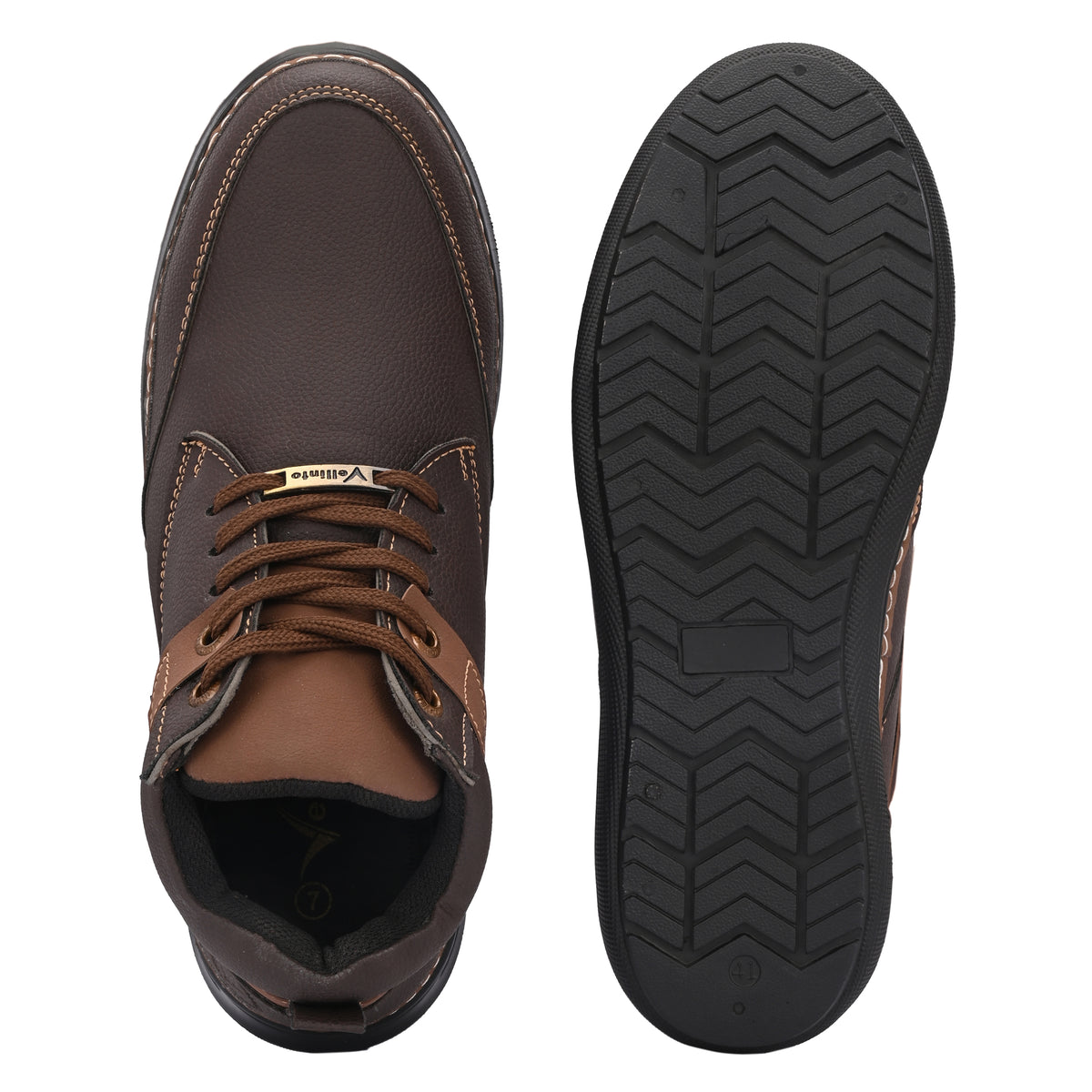 Vellinto PINNACLE Casual Boots For Men ll Stylish Semi Formal Shoes High Tops For Men