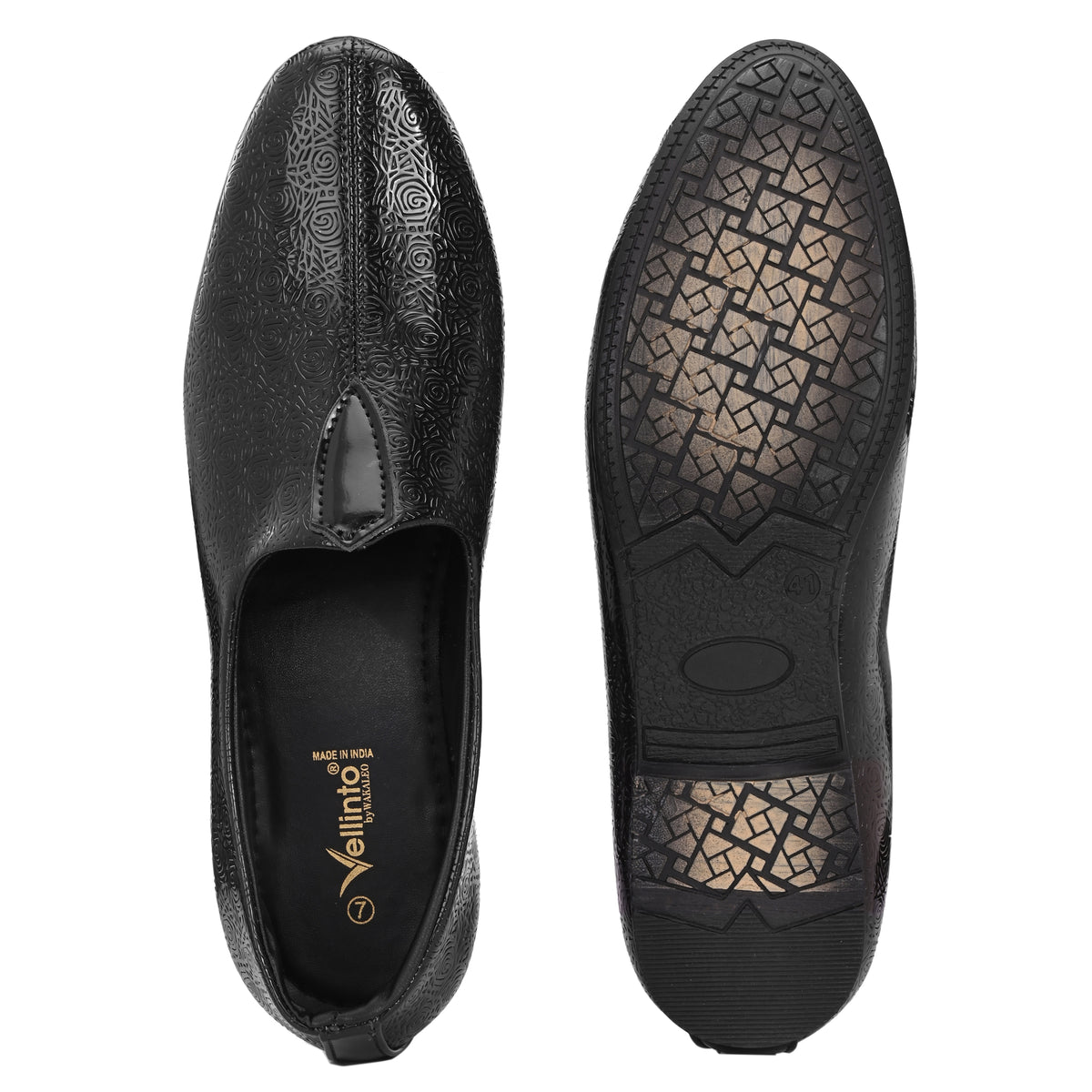 Vellinto Vellinto COUGAR Ethnic juttis/Nagra/Mojaris For Men Slip On For Men