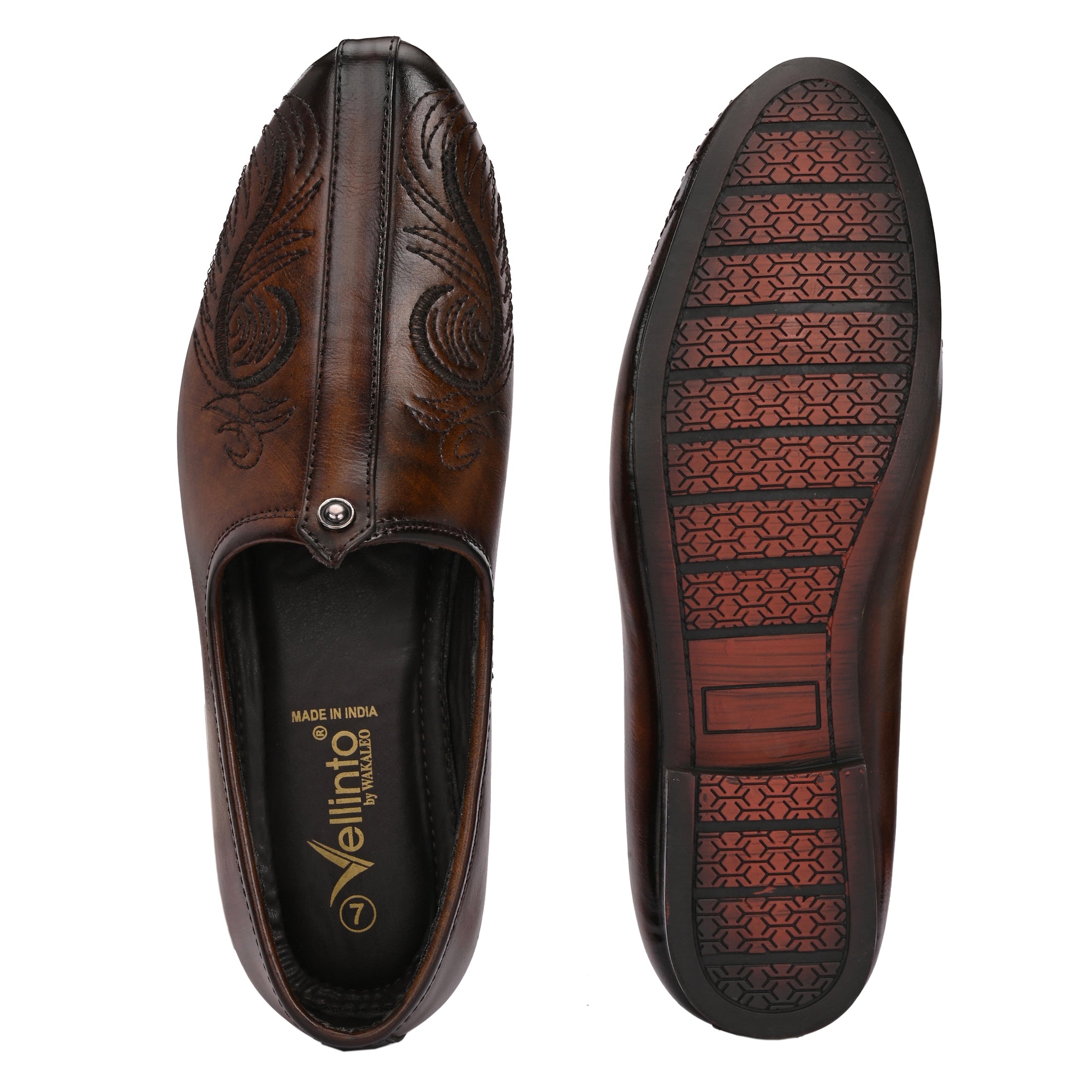 Vellinto Vellinto ASHFAQ Cool Rjasthani Ethnic Jutti For Men ll Party Wear Mojari For Men Party Wear For Men