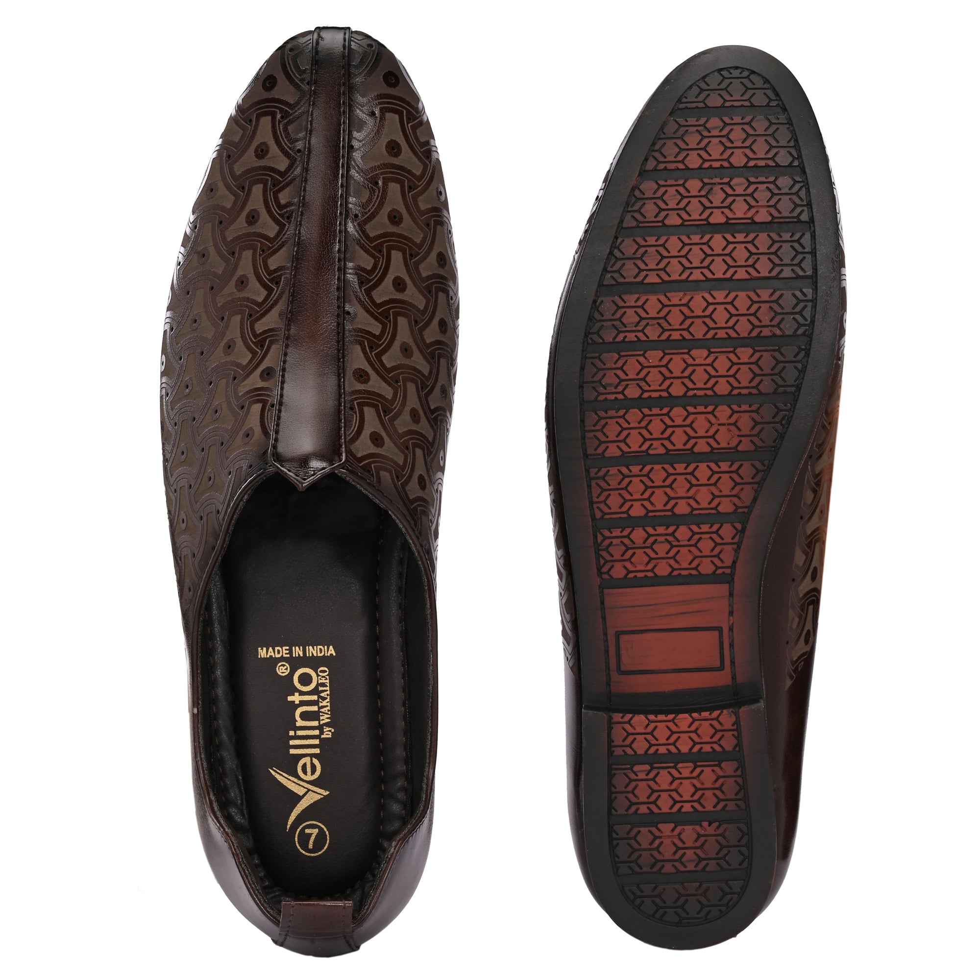 Vellinto MEHRAJ Cool Rjasthani Ethnic Juttis For Men ll Mojaris For Men Party Wear For Men