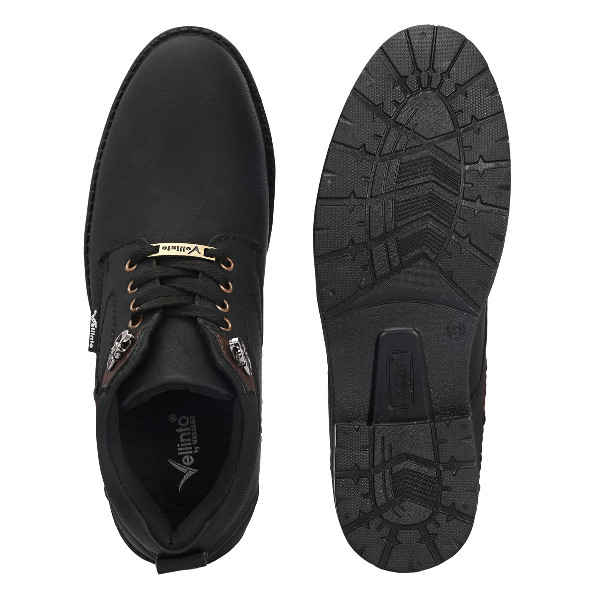 Vellinto Vellinto BRAVON Casual Boots For Men ll Synthetic Leather Boots For Men Boots For Men