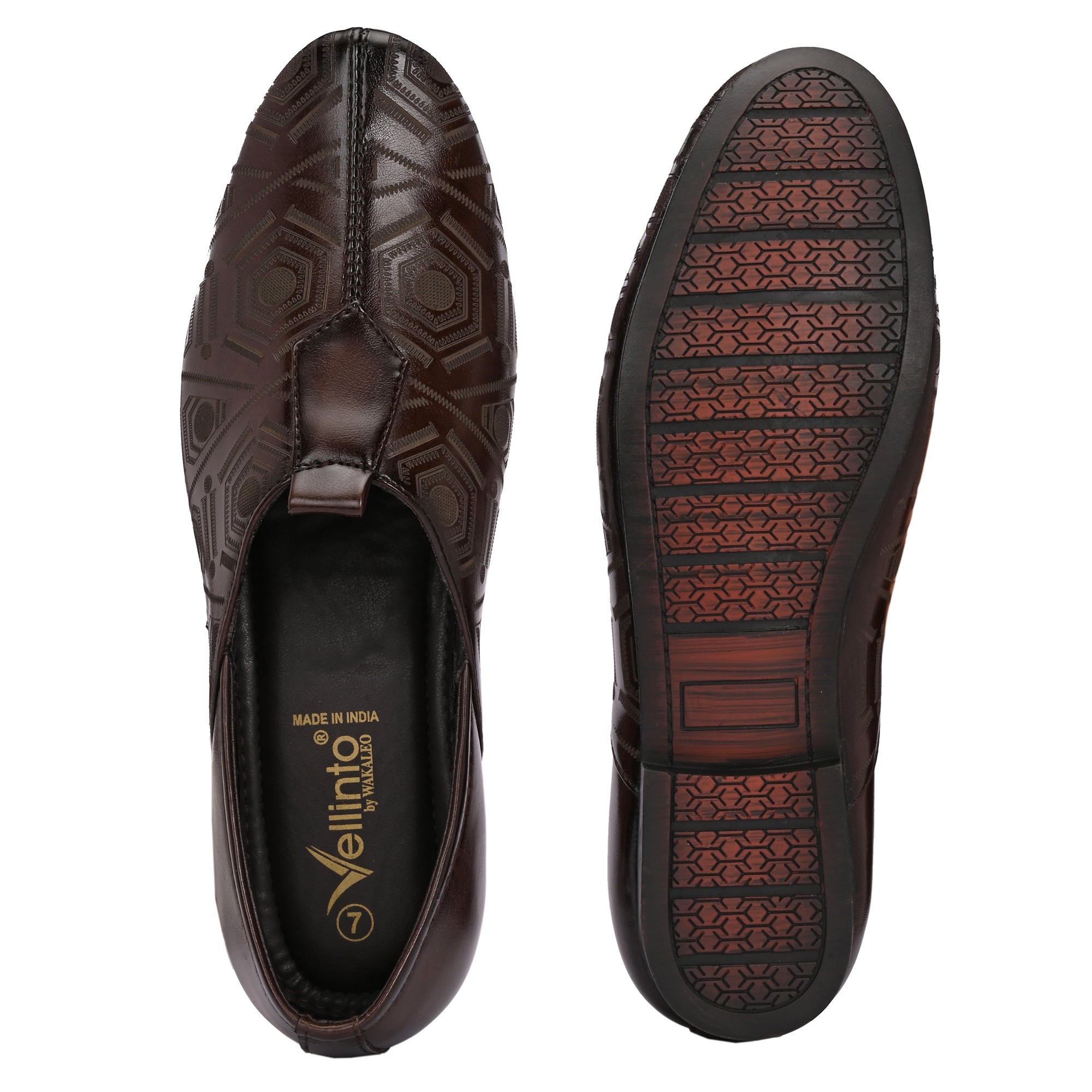 Vellinto Vellinto ZIVAH Cool Rjasthani Ethnic Jutti For Men ll Party Wear Mojari For Men Party Wear For Men