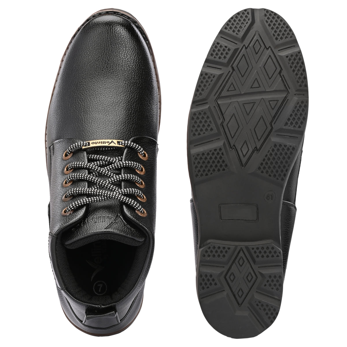 Vellinto ASPHALT Casual Boots For Men ll Synthetic Leather Boots Casuals For Men Boots For Men